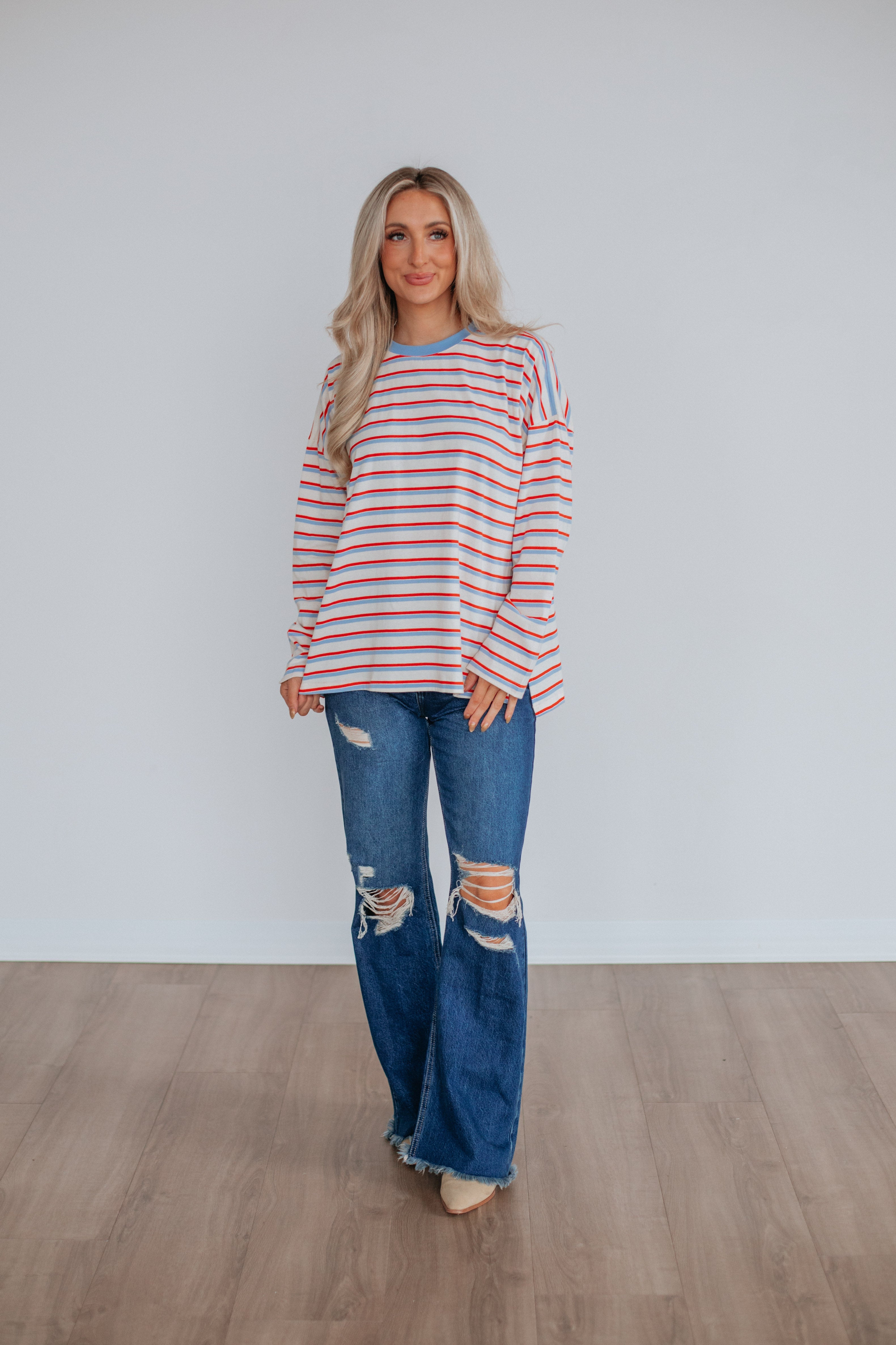 Cori Striped Top