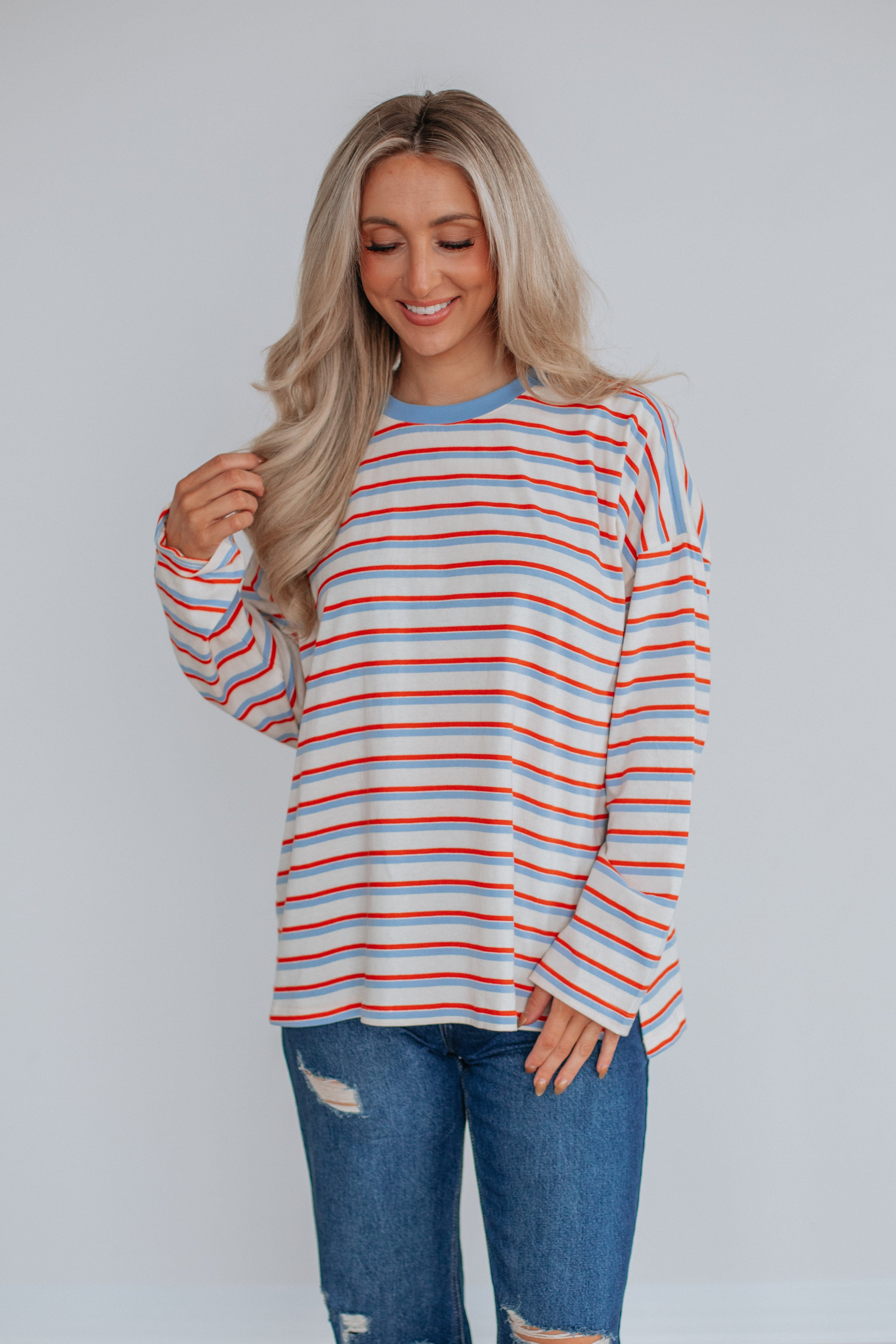 Cori Striped Top