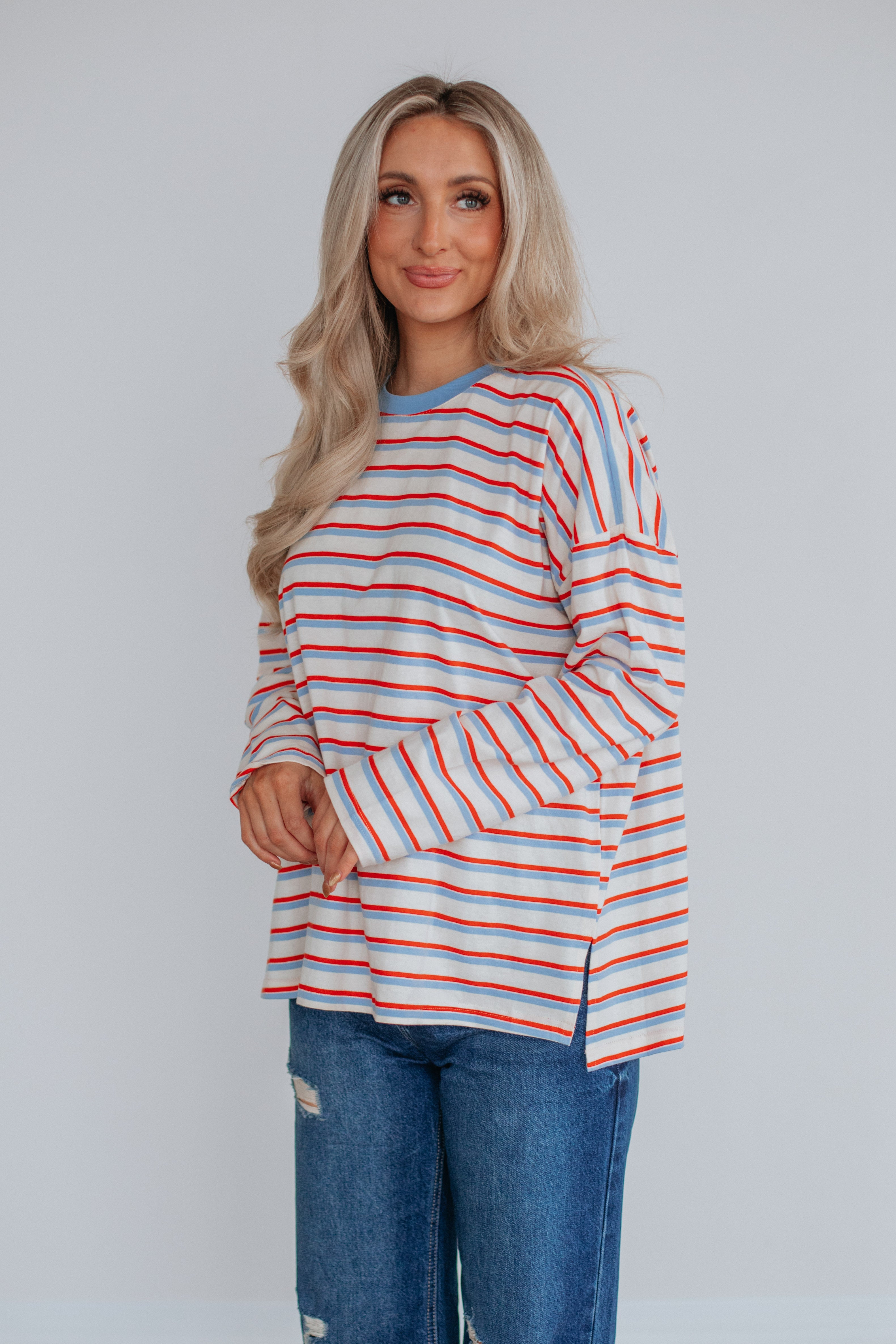 Cori Striped Top