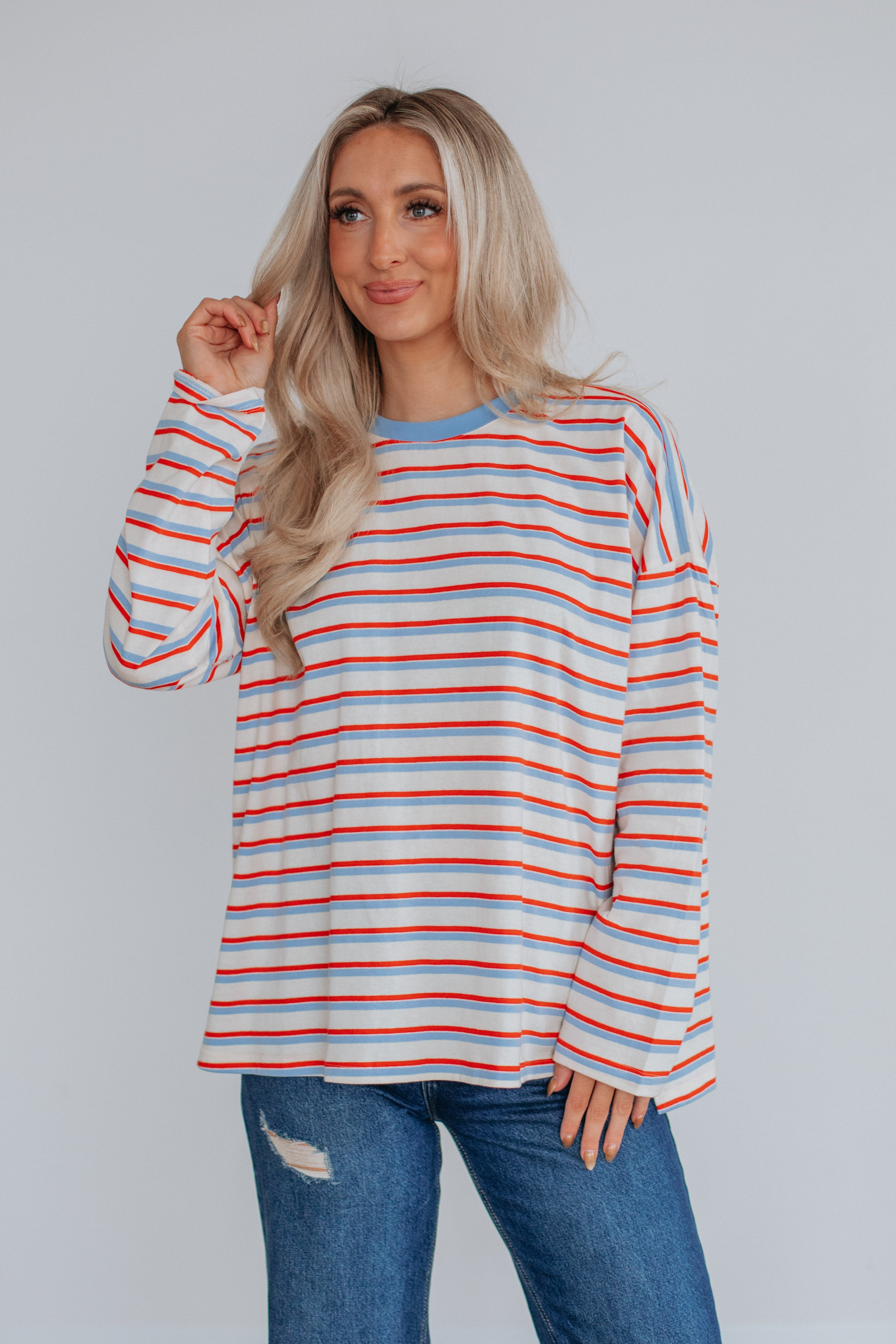 Cori Striped Top