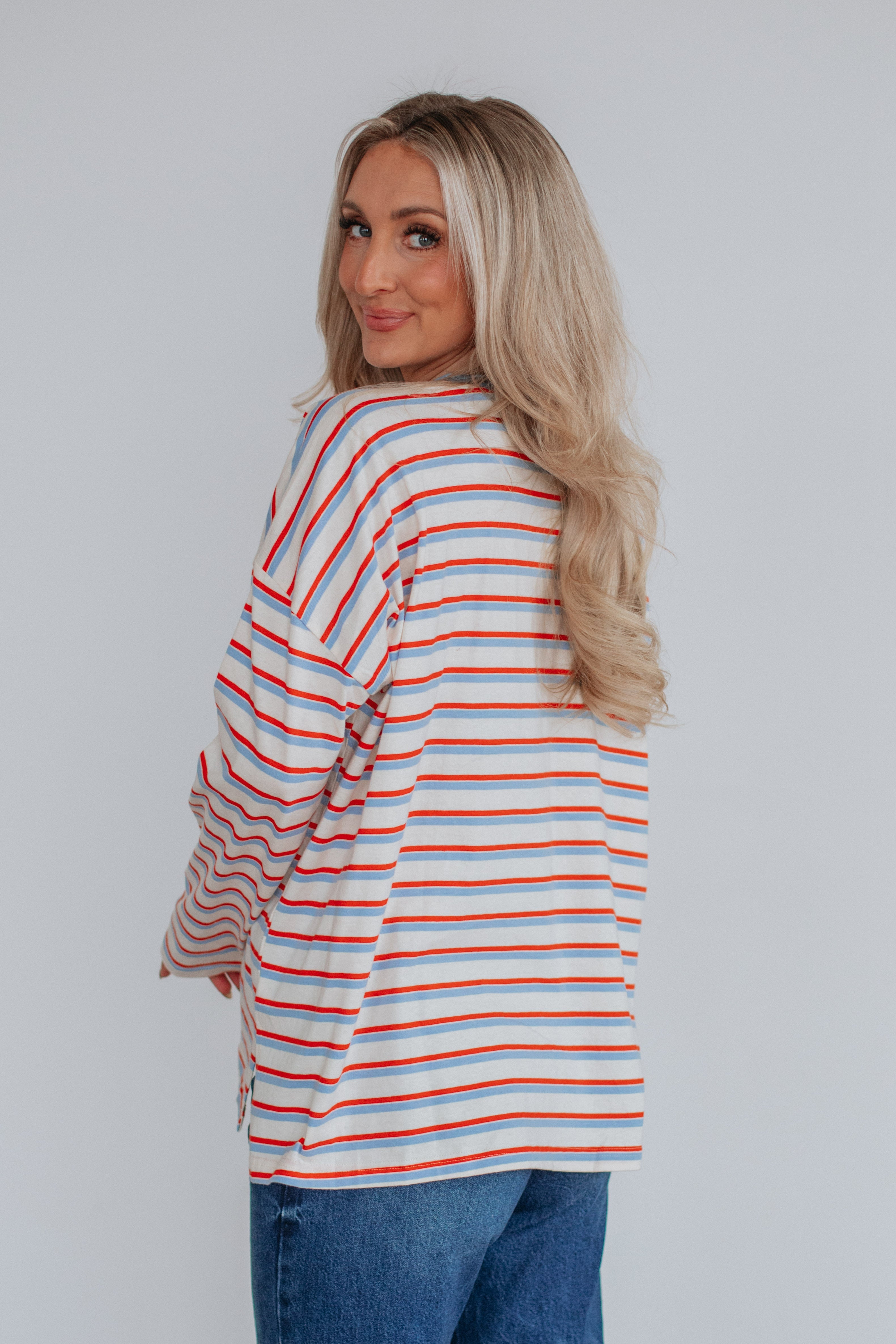 Cori Striped Top