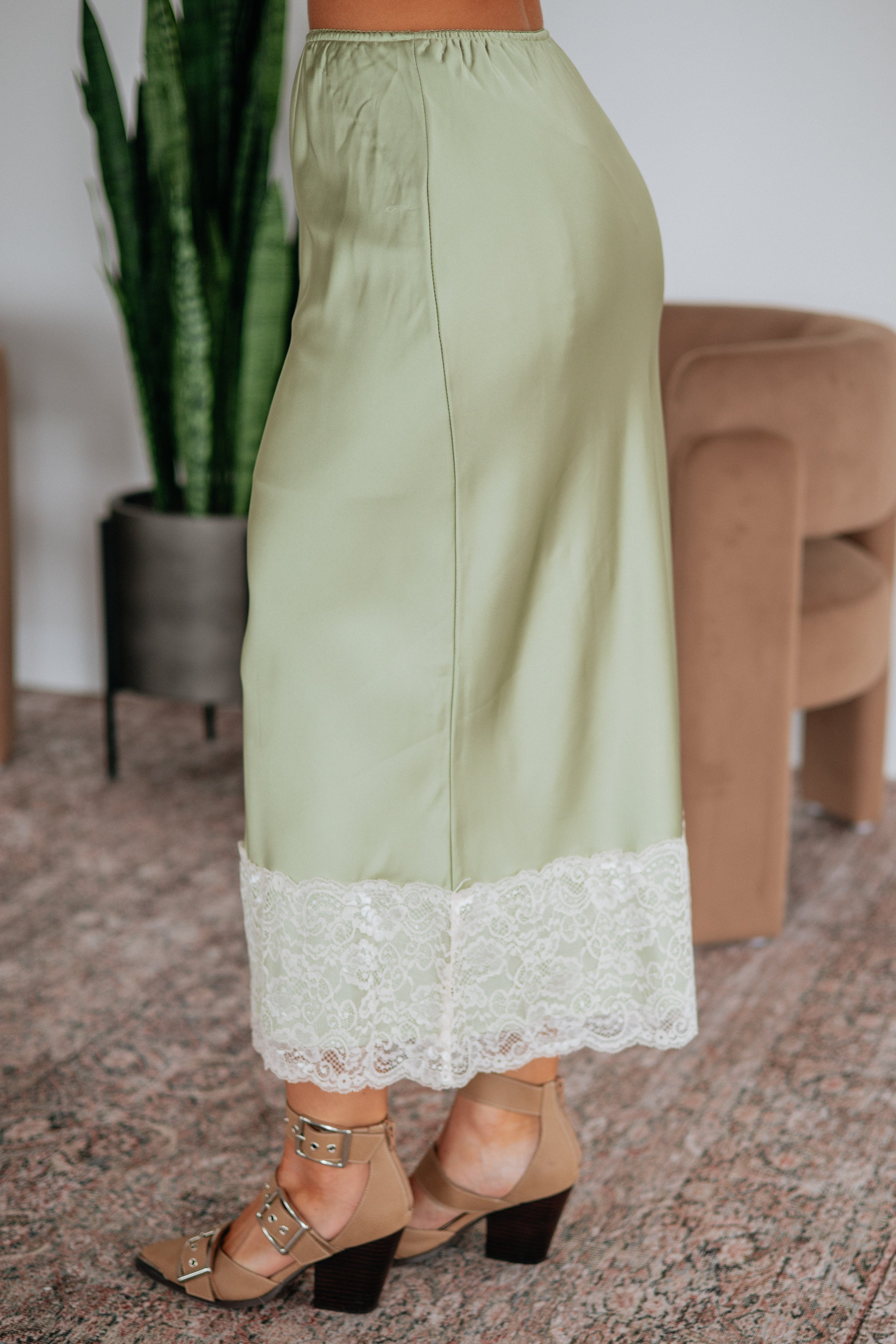 Jacqueline Satin Skirt