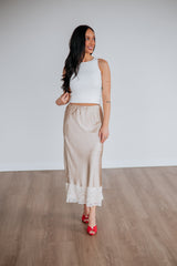 Jacqueline Satin Skirt