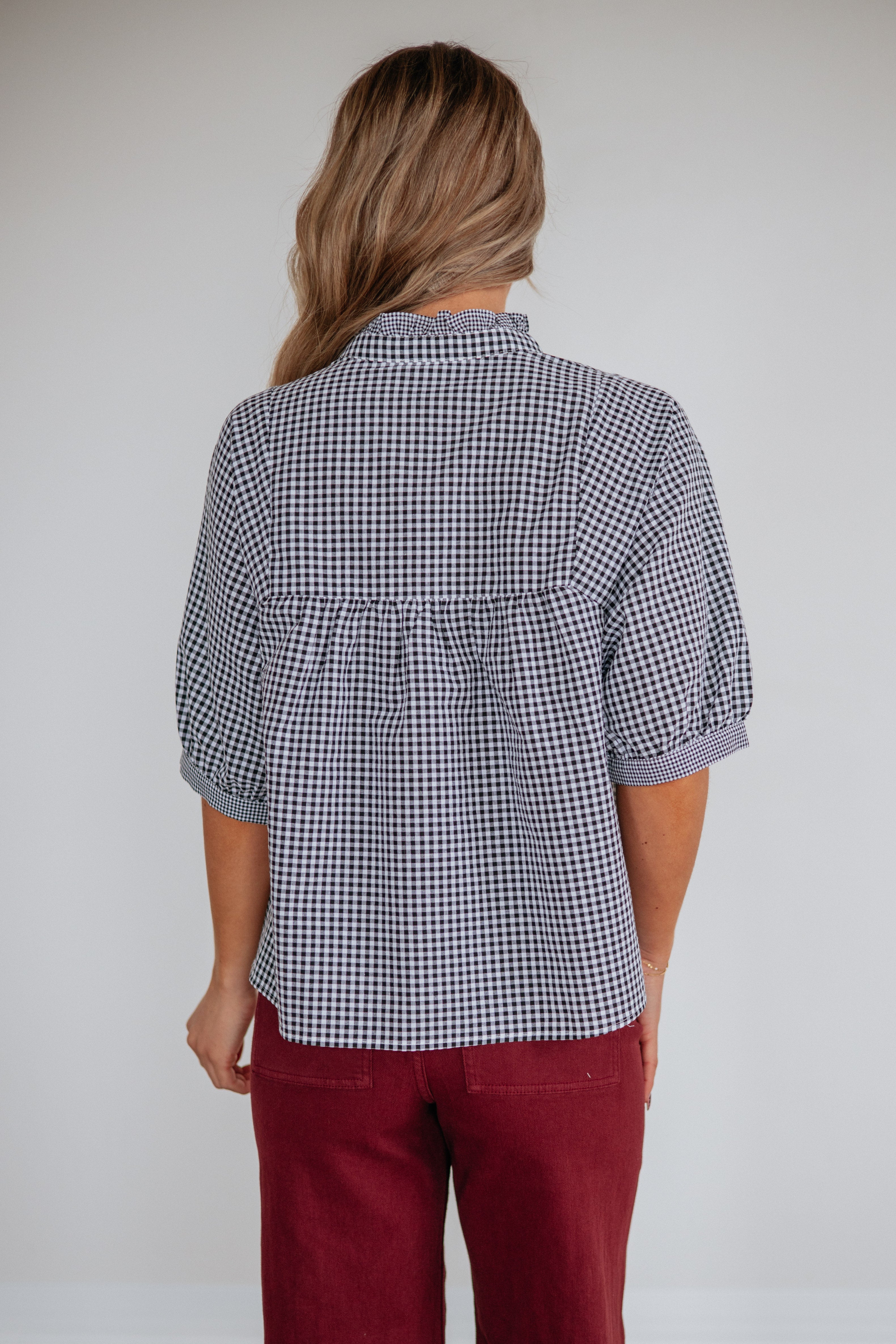 Jessalynn Gingham Top