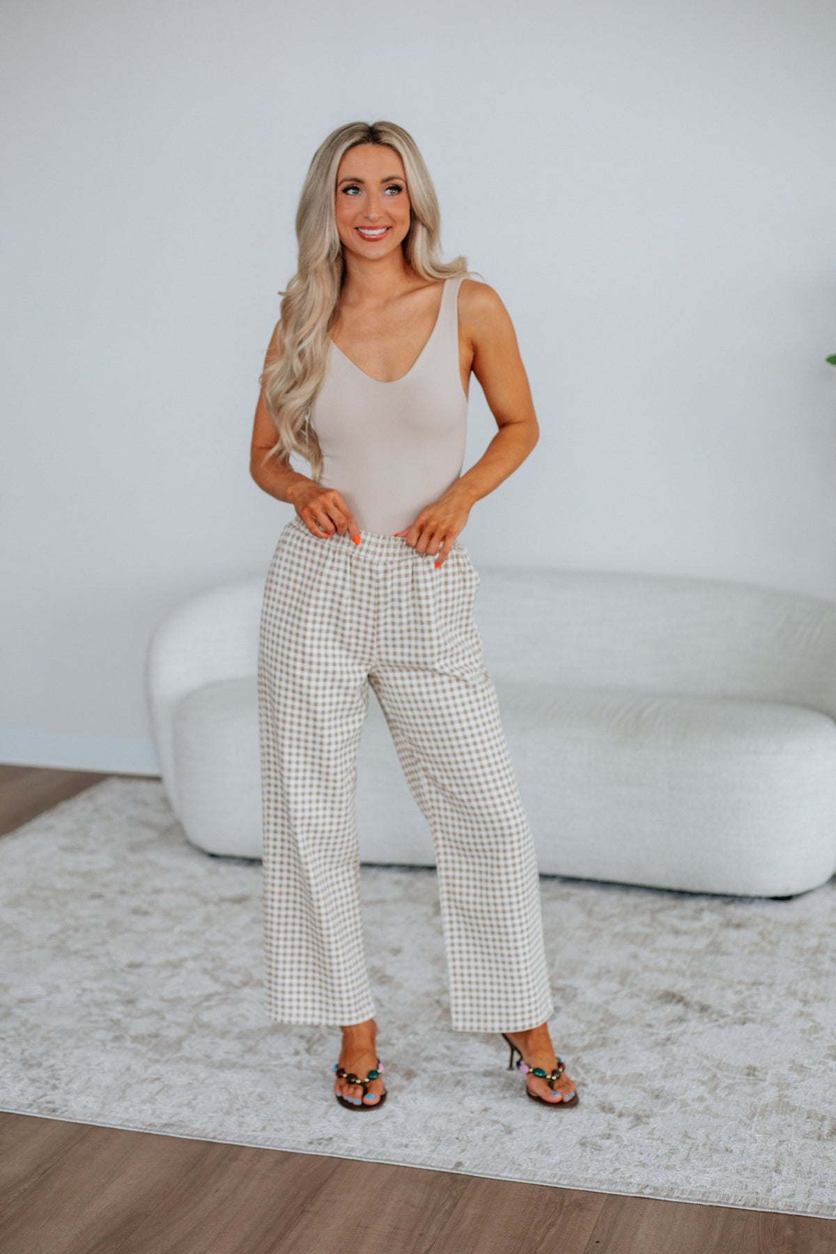Rehna Gingham Pants