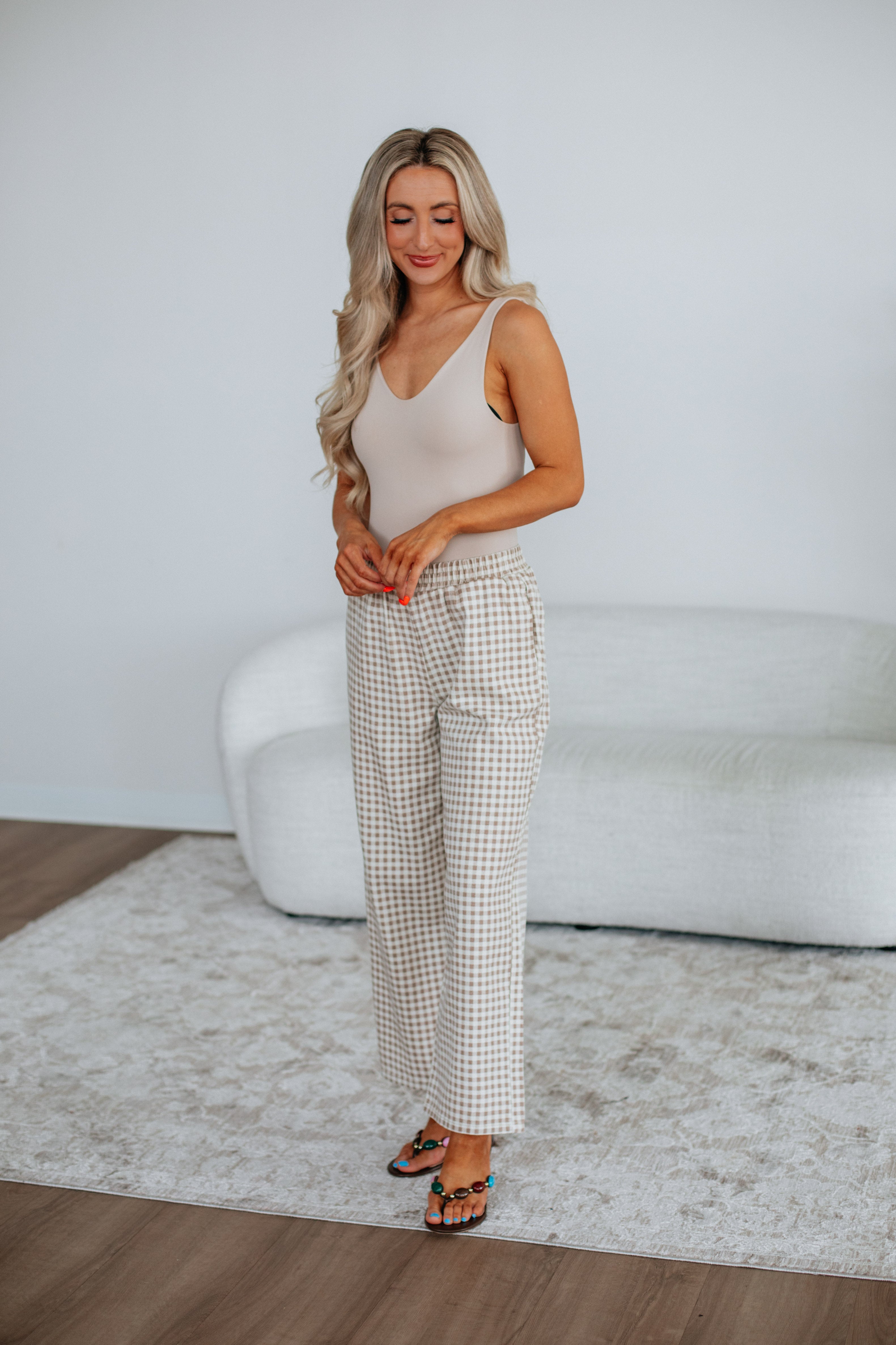 Rehna Gingham Pants