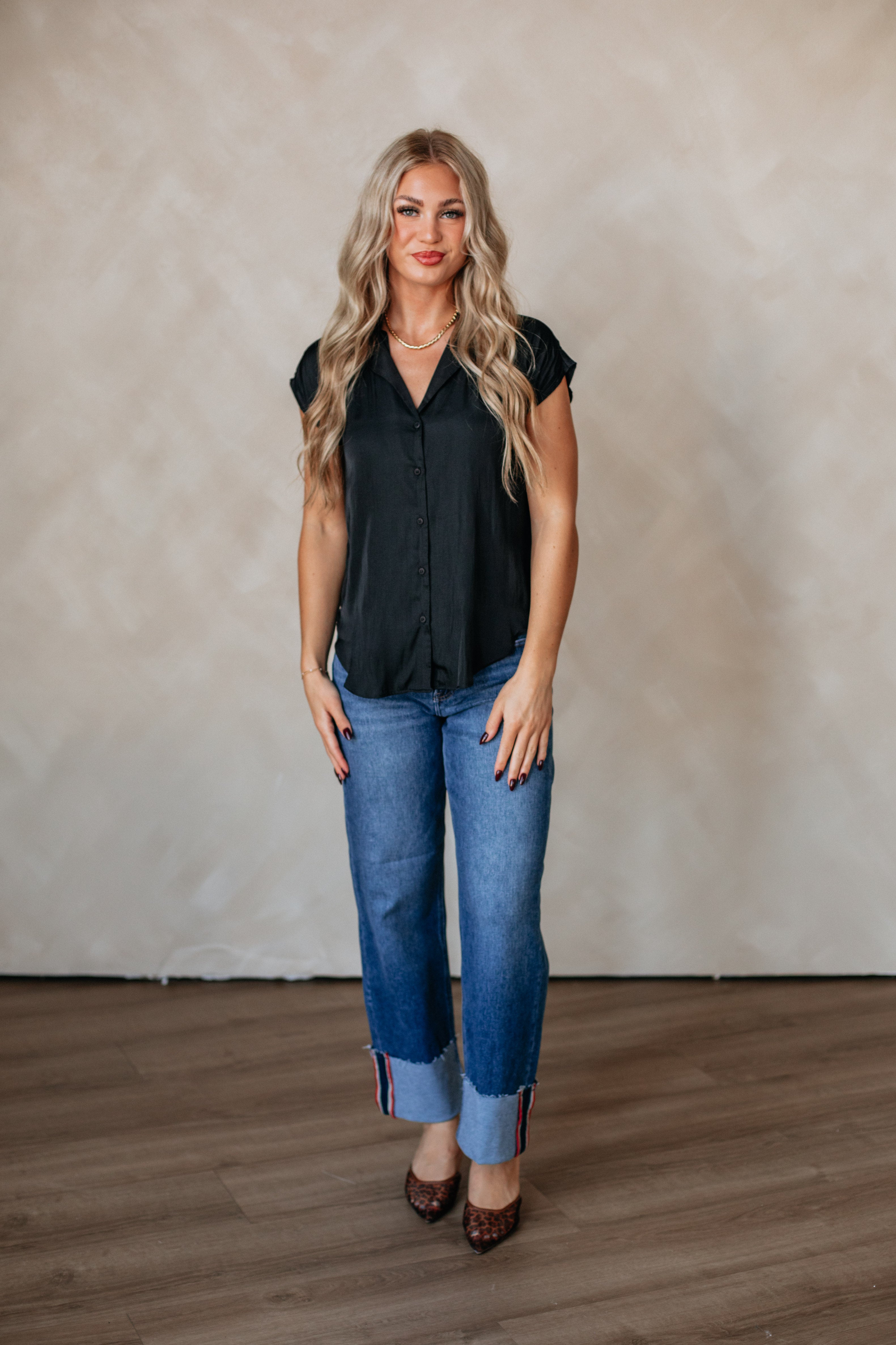 Kym Button Down Blouse