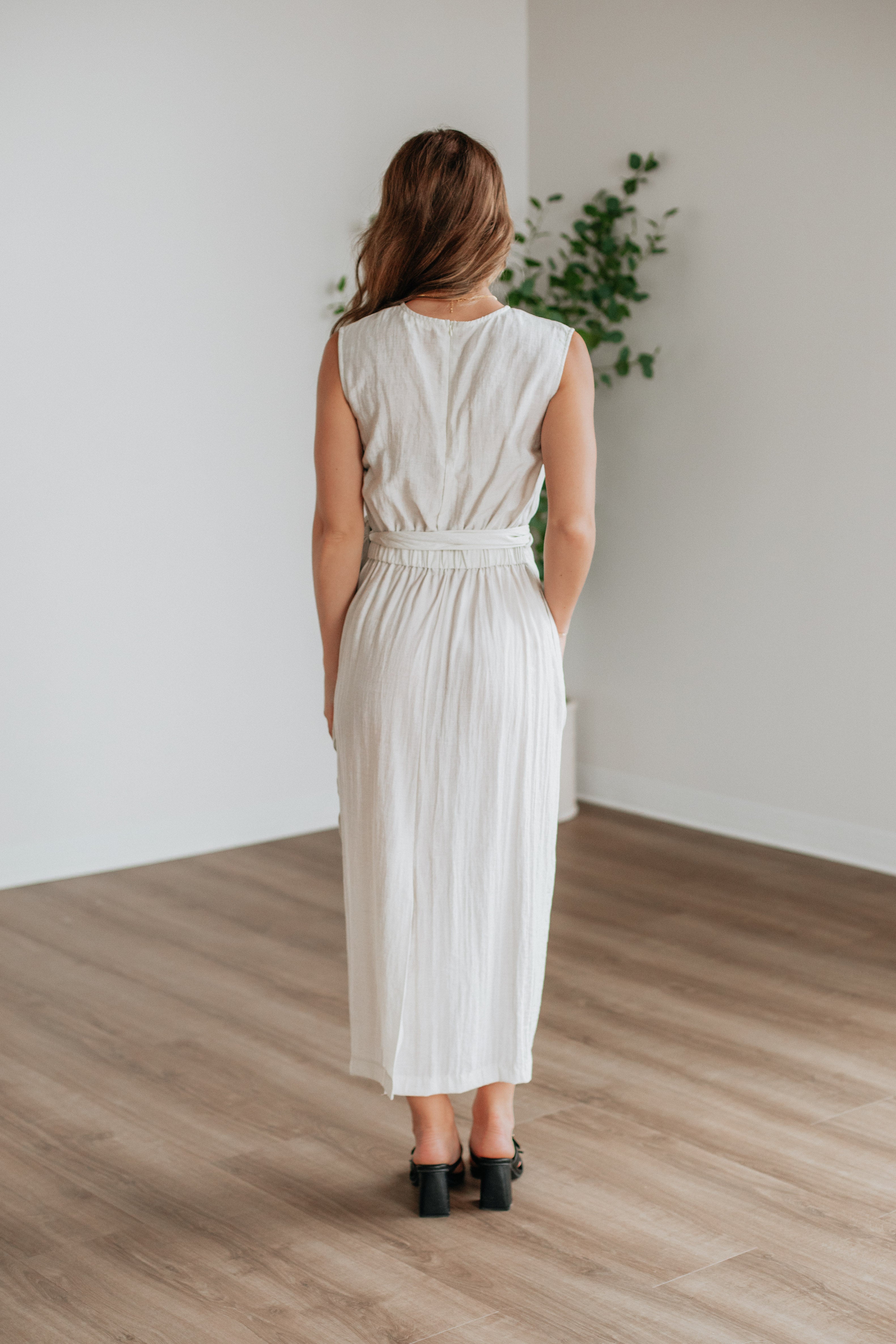 Nadine Linen Dress