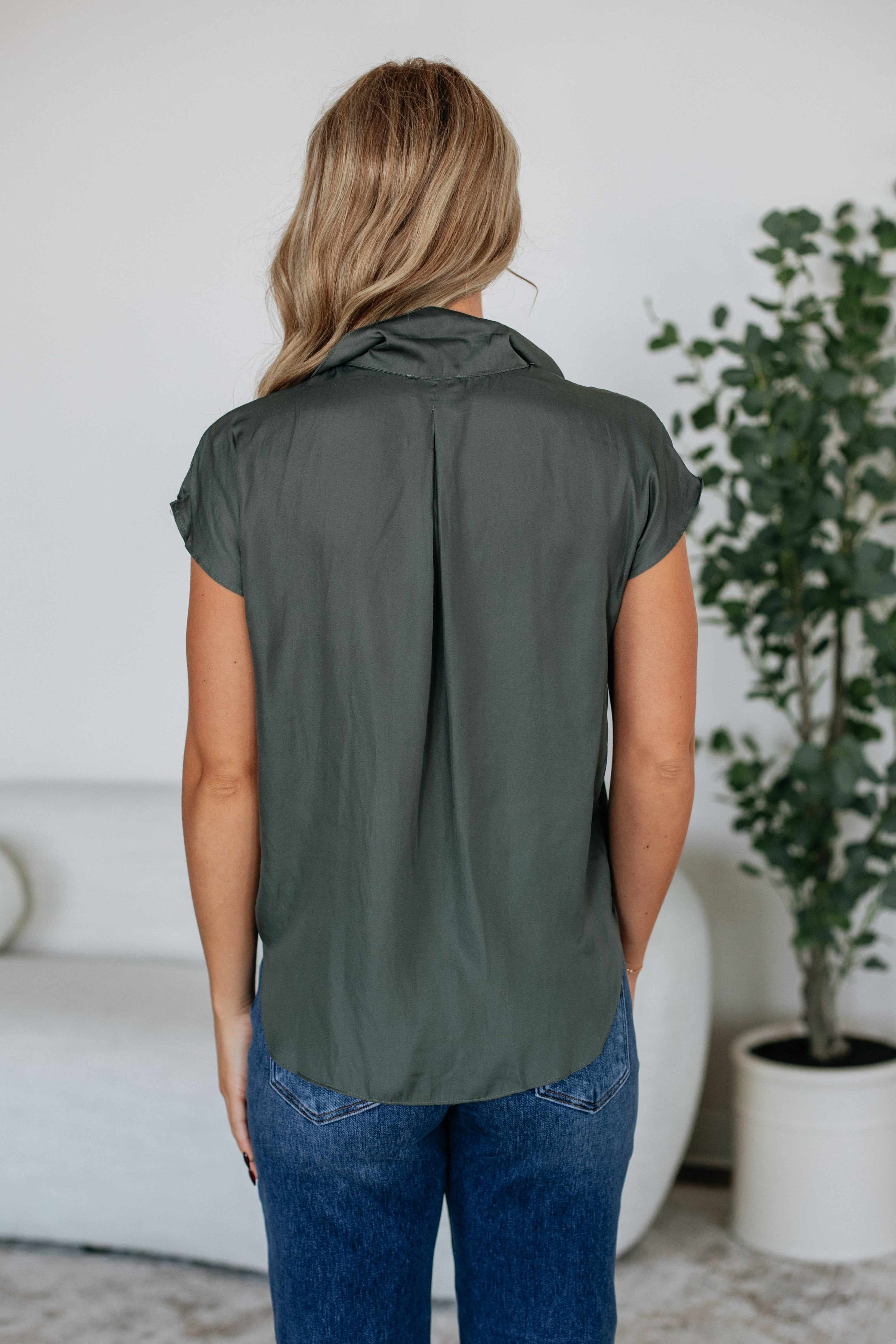 Kym Button Down Blouse