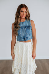 Jaeger Hidden Denim Vest