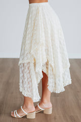 Giselle Lace Midi Skirt