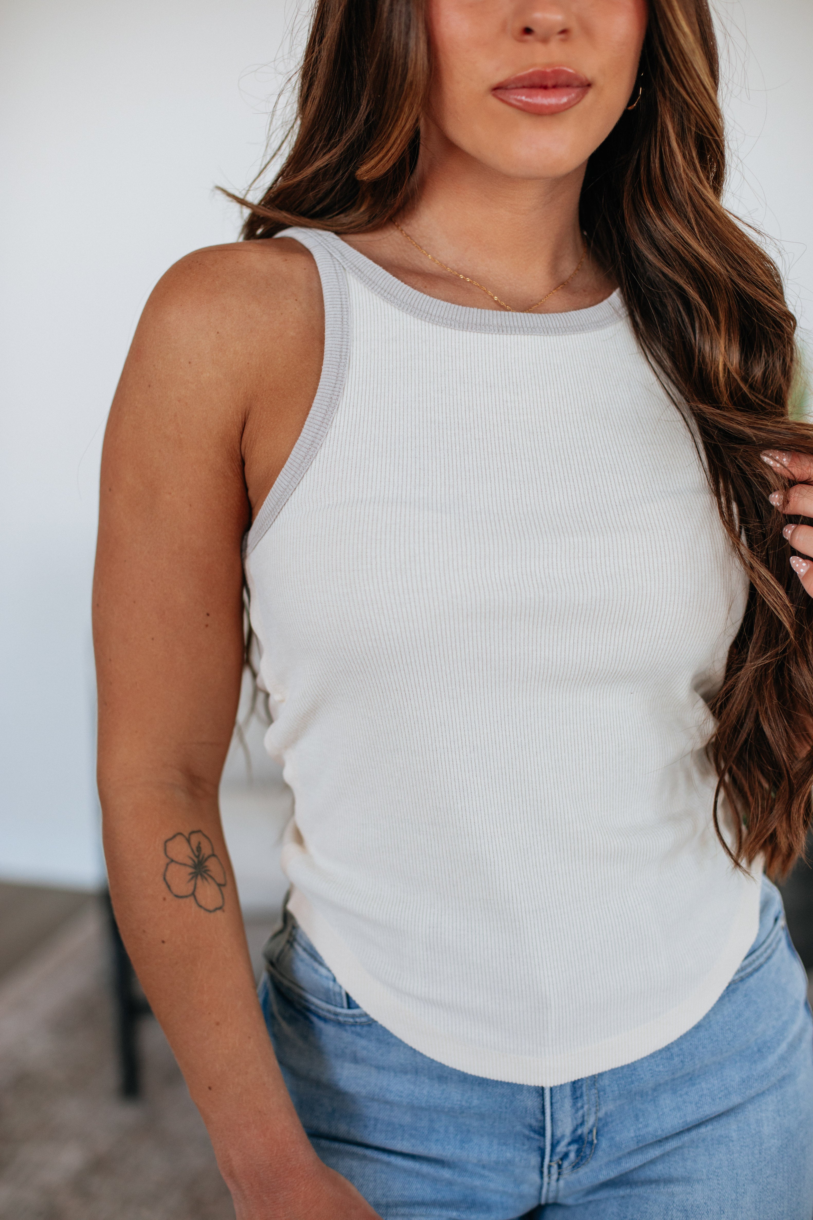 Sunday Drive Tank - Latte Mix