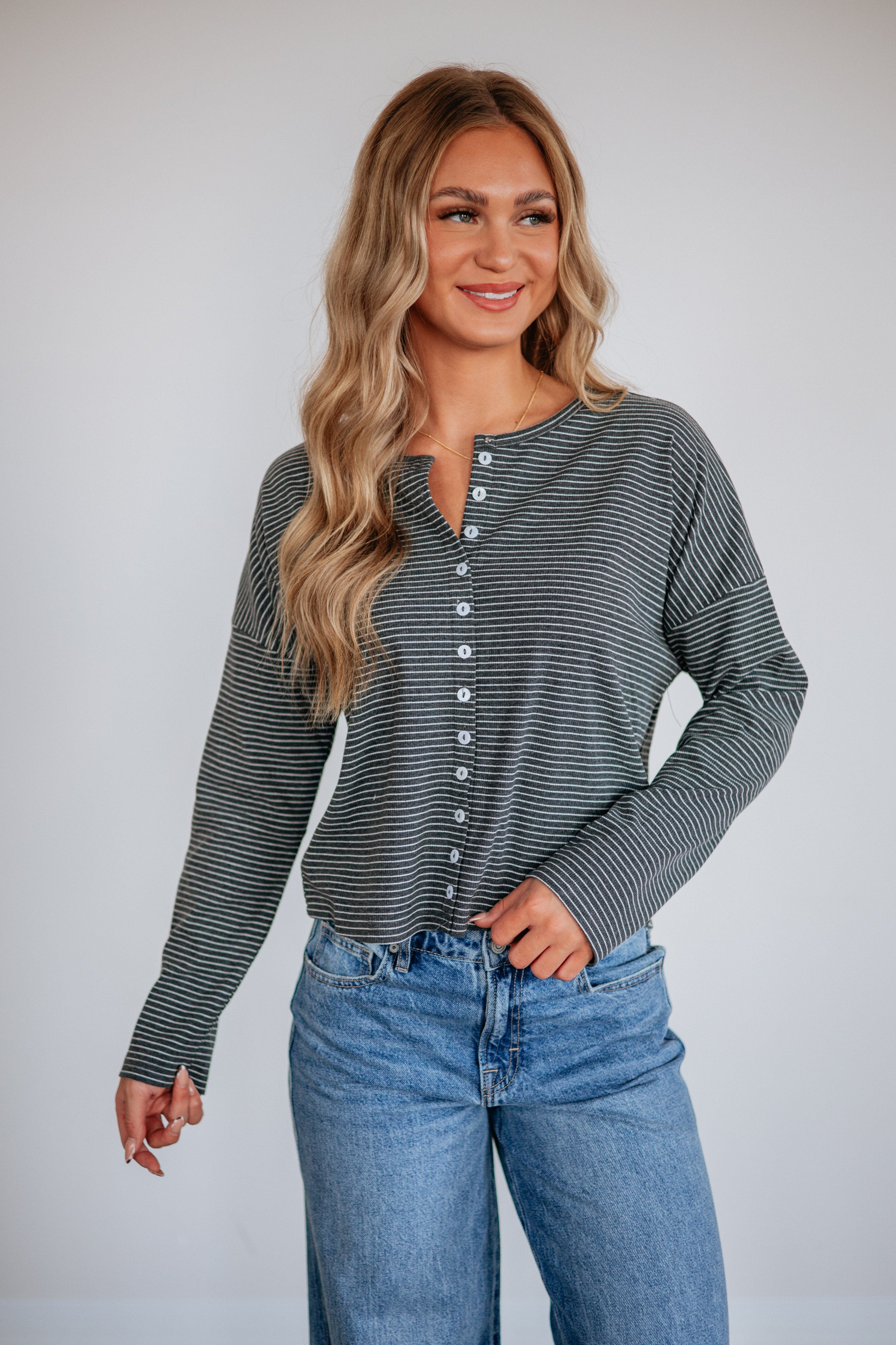 Kaitlyn Striped Top