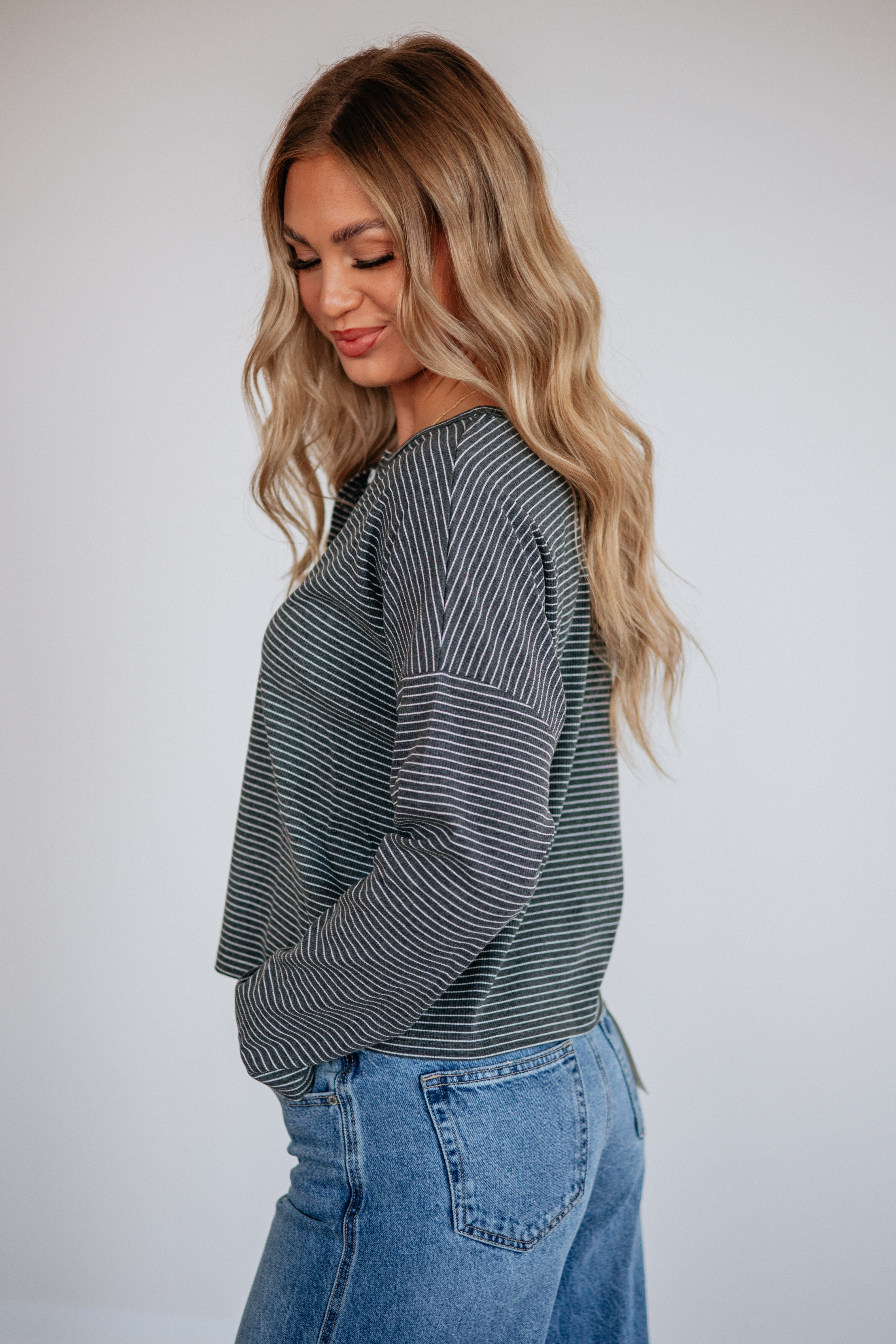 Kaitlyn Striped Top