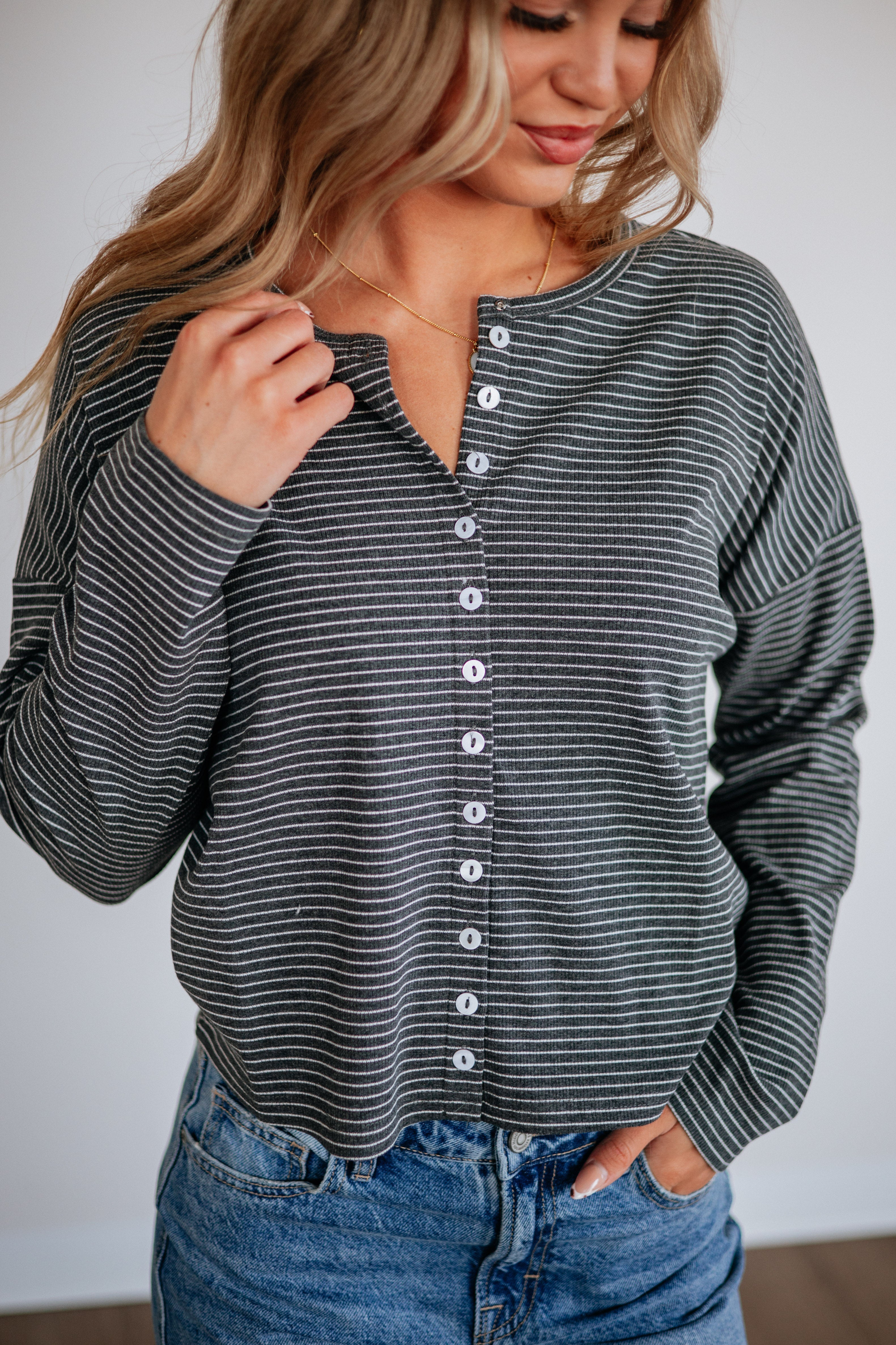 Kaitlyn Striped Top