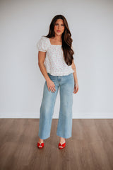 Destinee Polka Dot Top