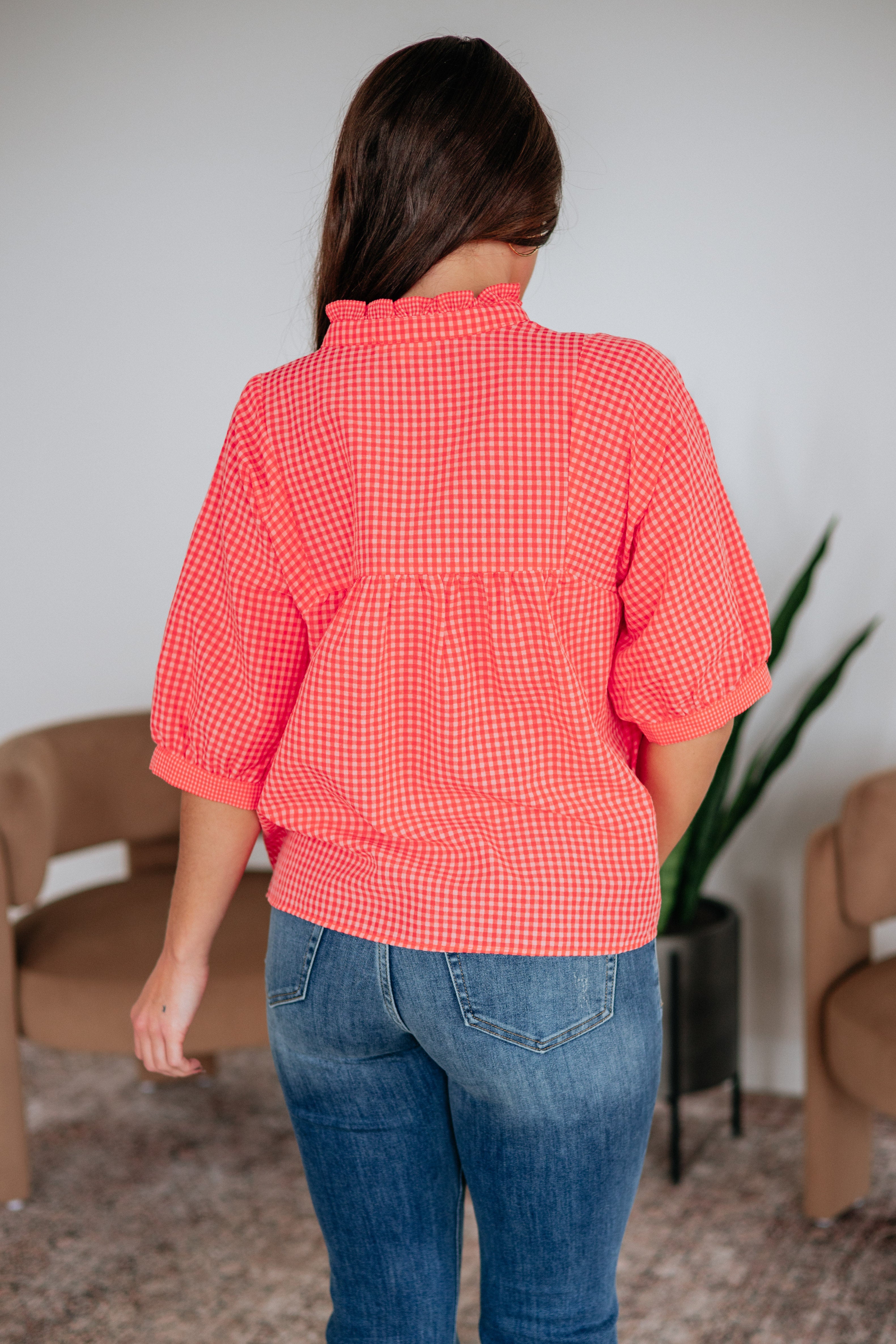 Jessalynn Gingham Top