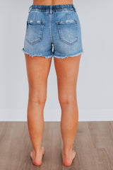 Rayle Risen Shorts - Medium Wash