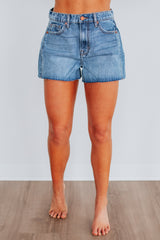 Ava Hidden Shorts - Medium Wash
