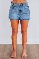 Ava Hidden Shorts - Medium Wash
