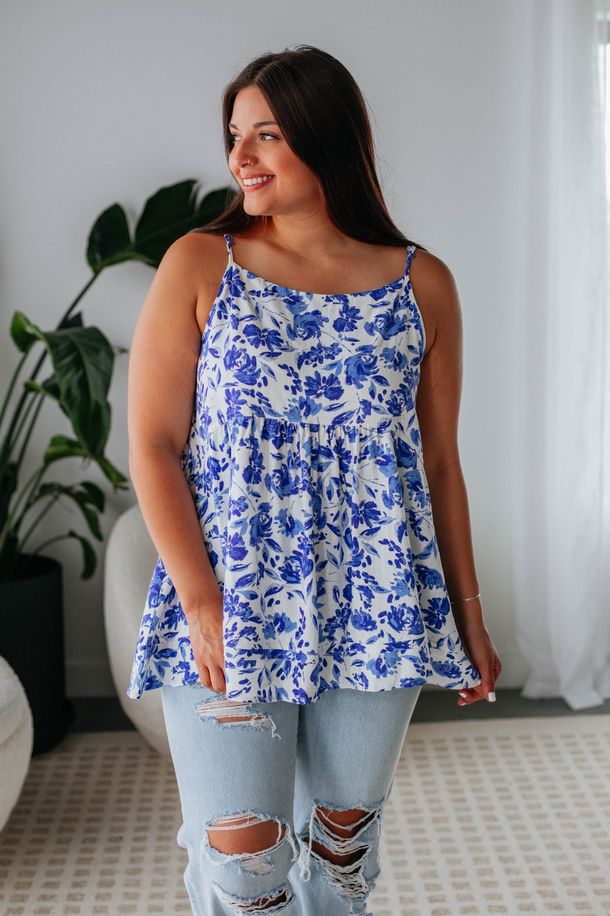 Genelle Floral Tank