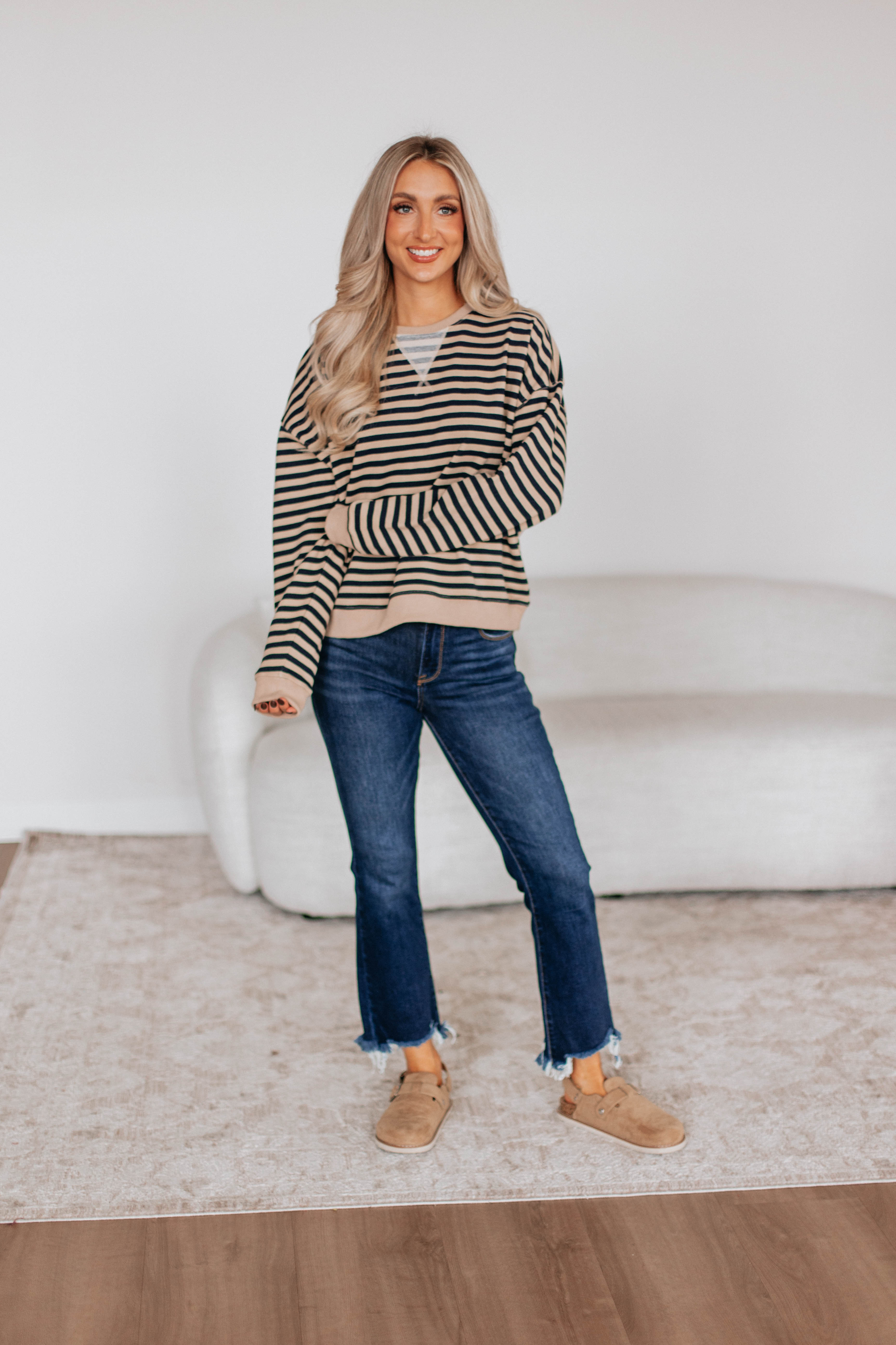 Larson Striped Pullover