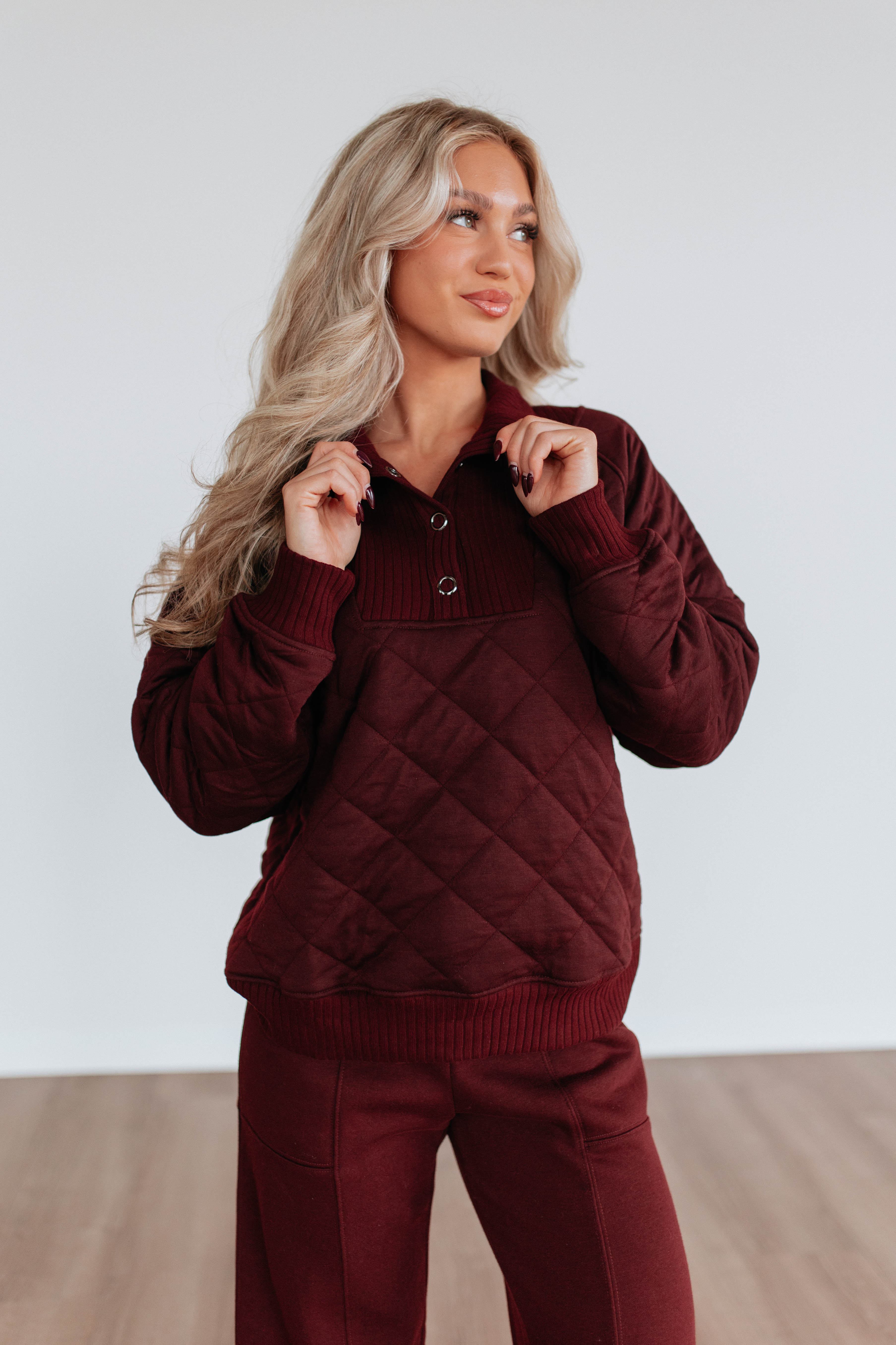Senara Quilted Pullover