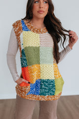 Daphnie Patchwork Vest