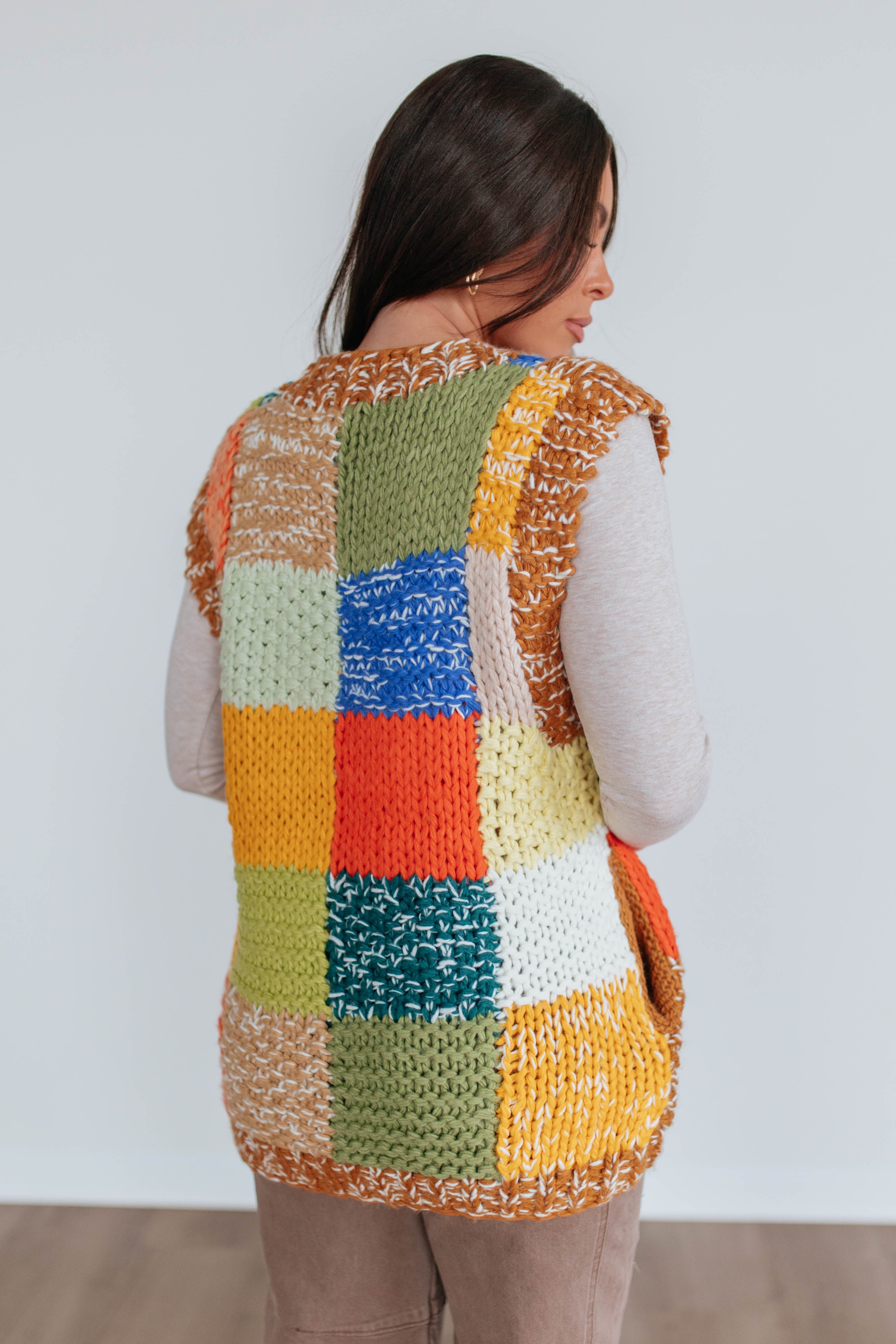 Daphnie Patchwork Vest