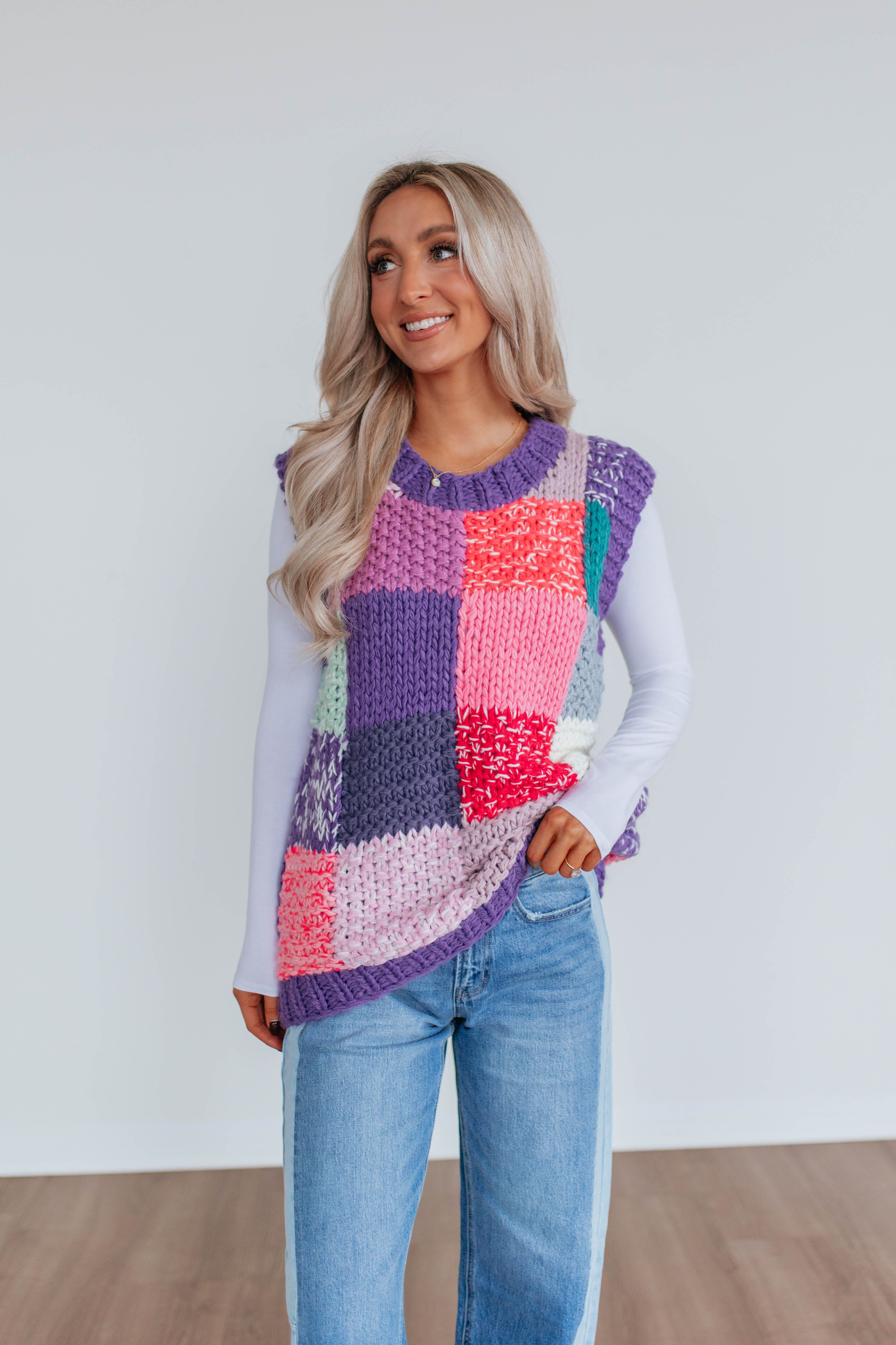 Daphnie Patchwork Vest