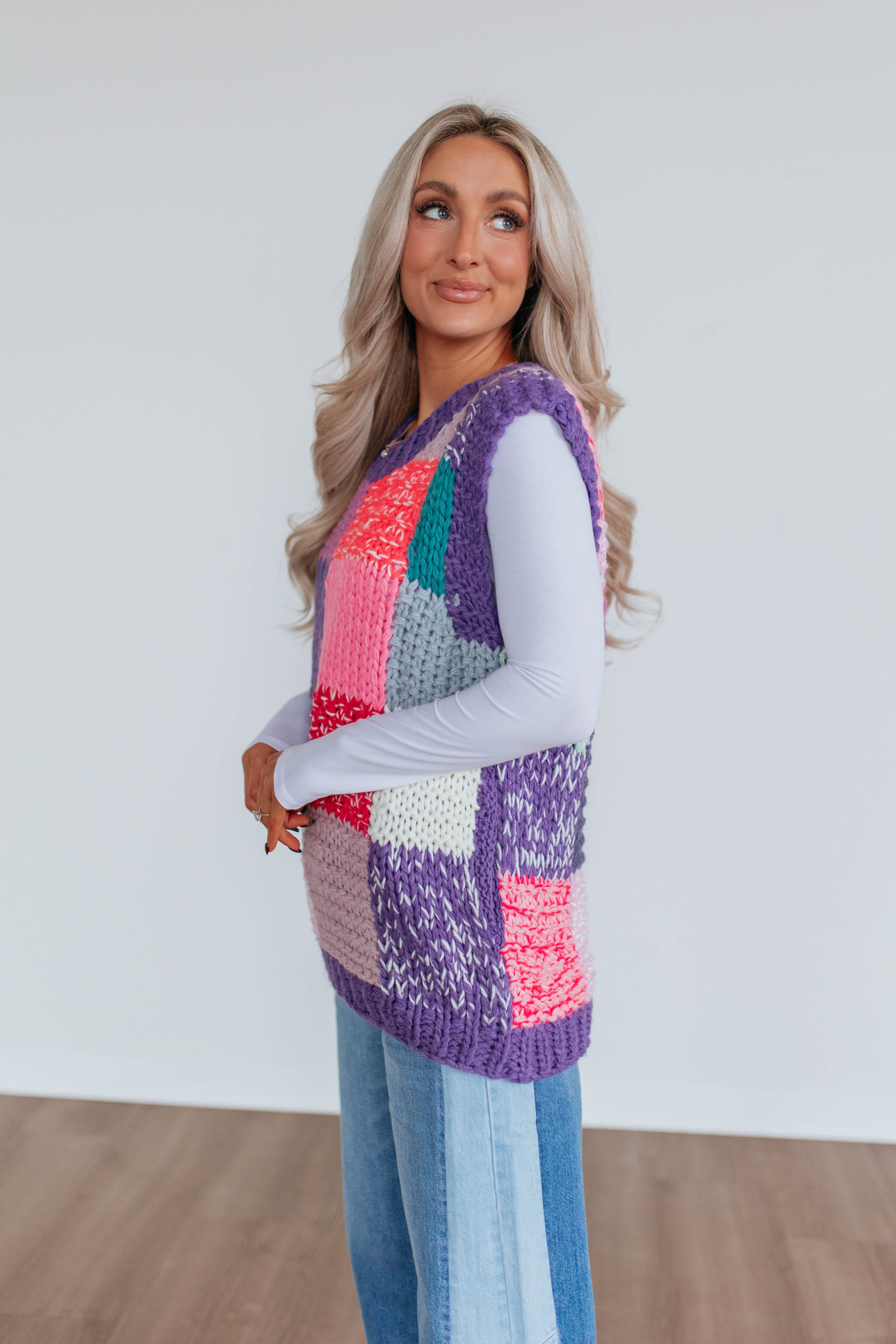 Daphnie Patchwork Vest