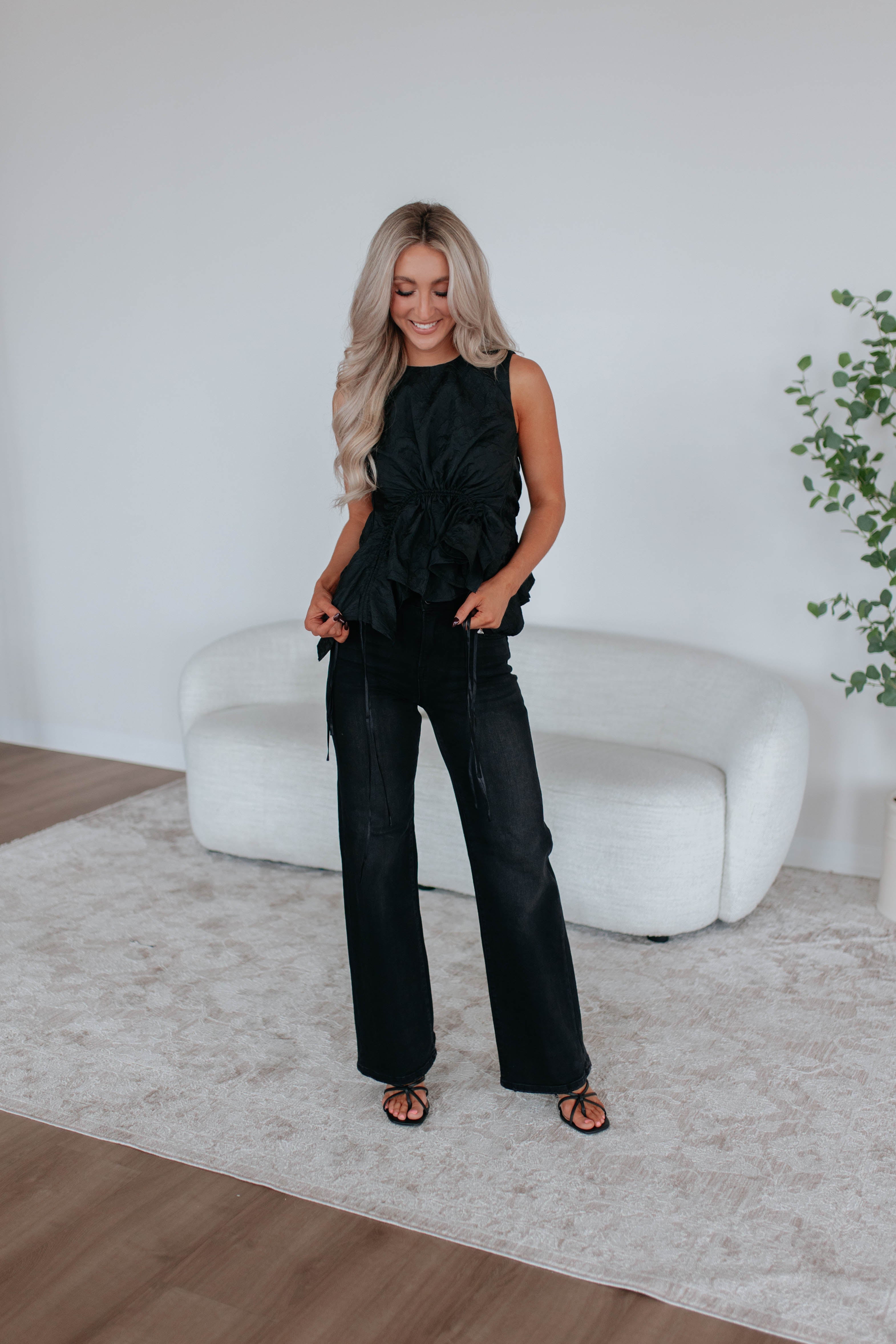 Kiana Peplum Top