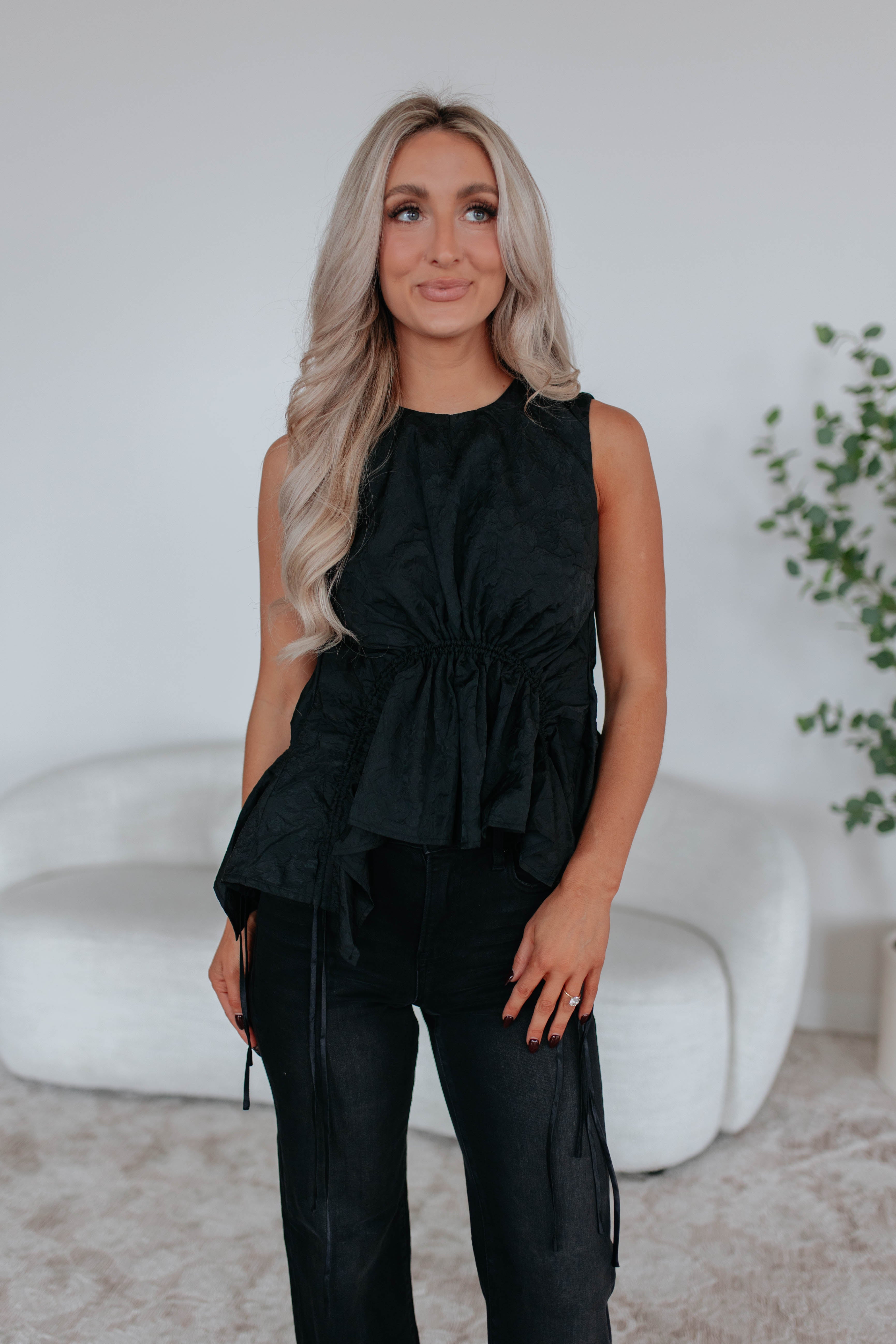 Kiana Peplum Top