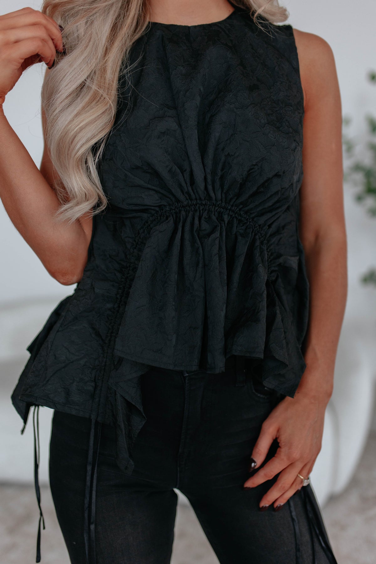 Kiana Peplum Top