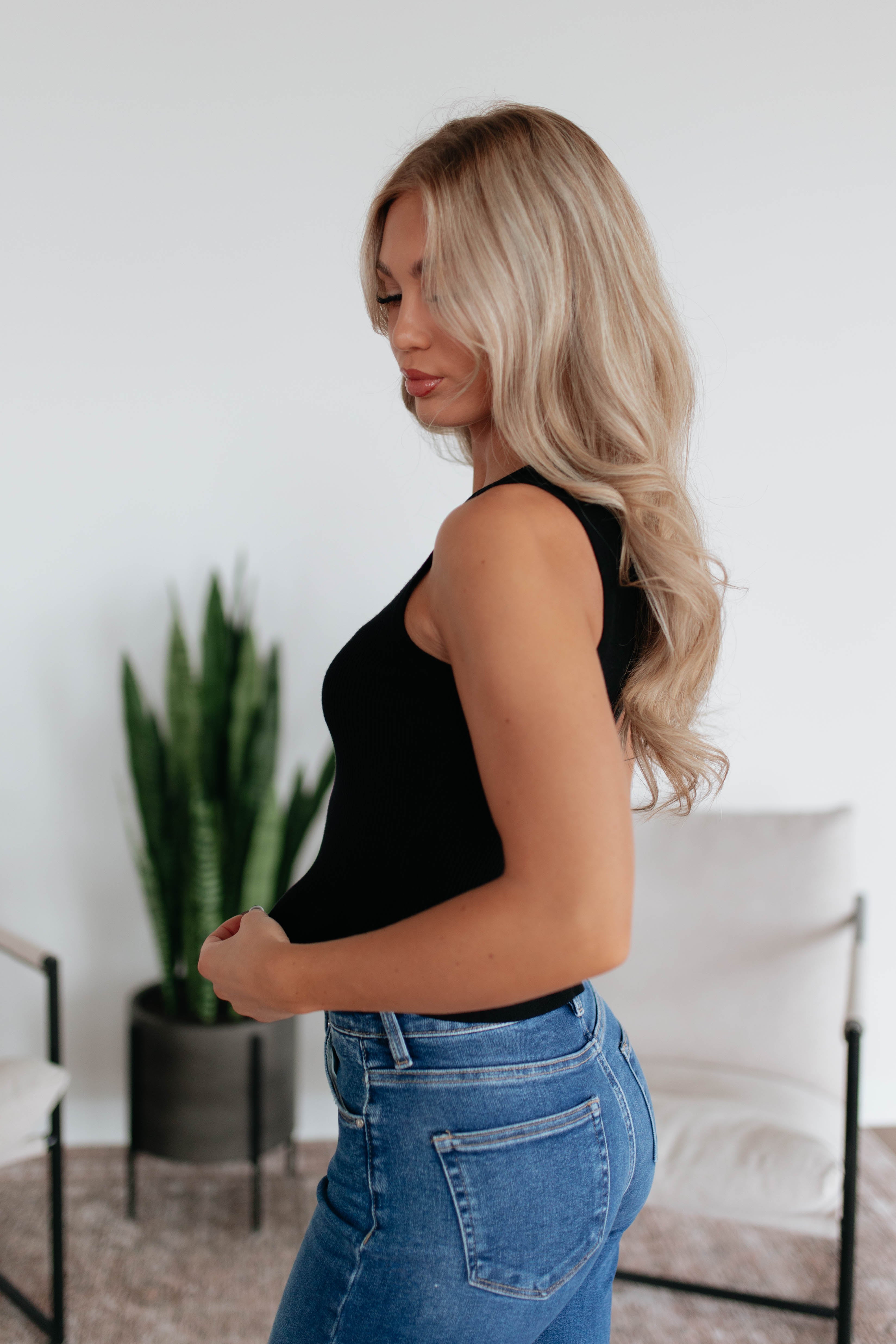 Martha Peplum Tank