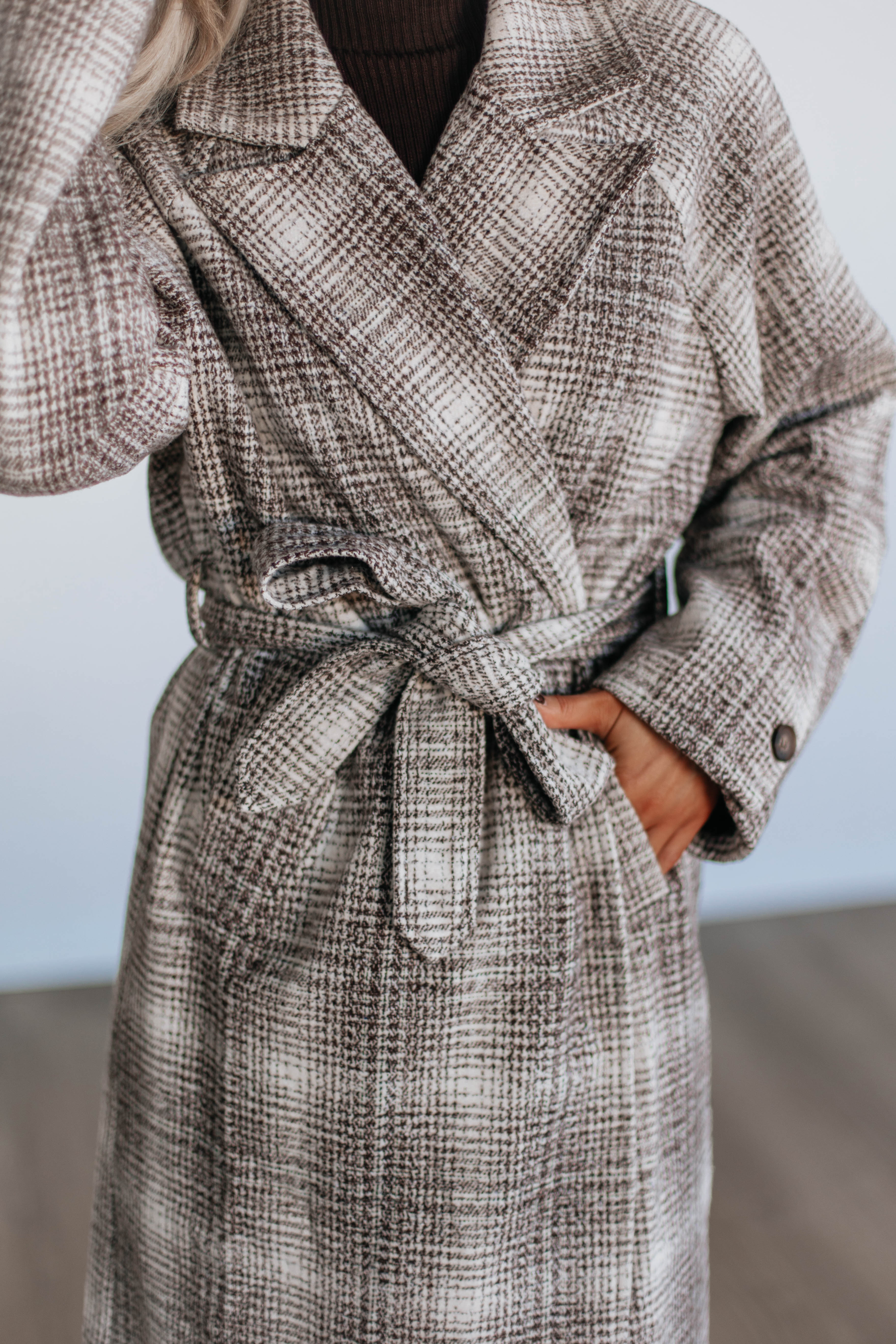 Holloway Plaid Coat