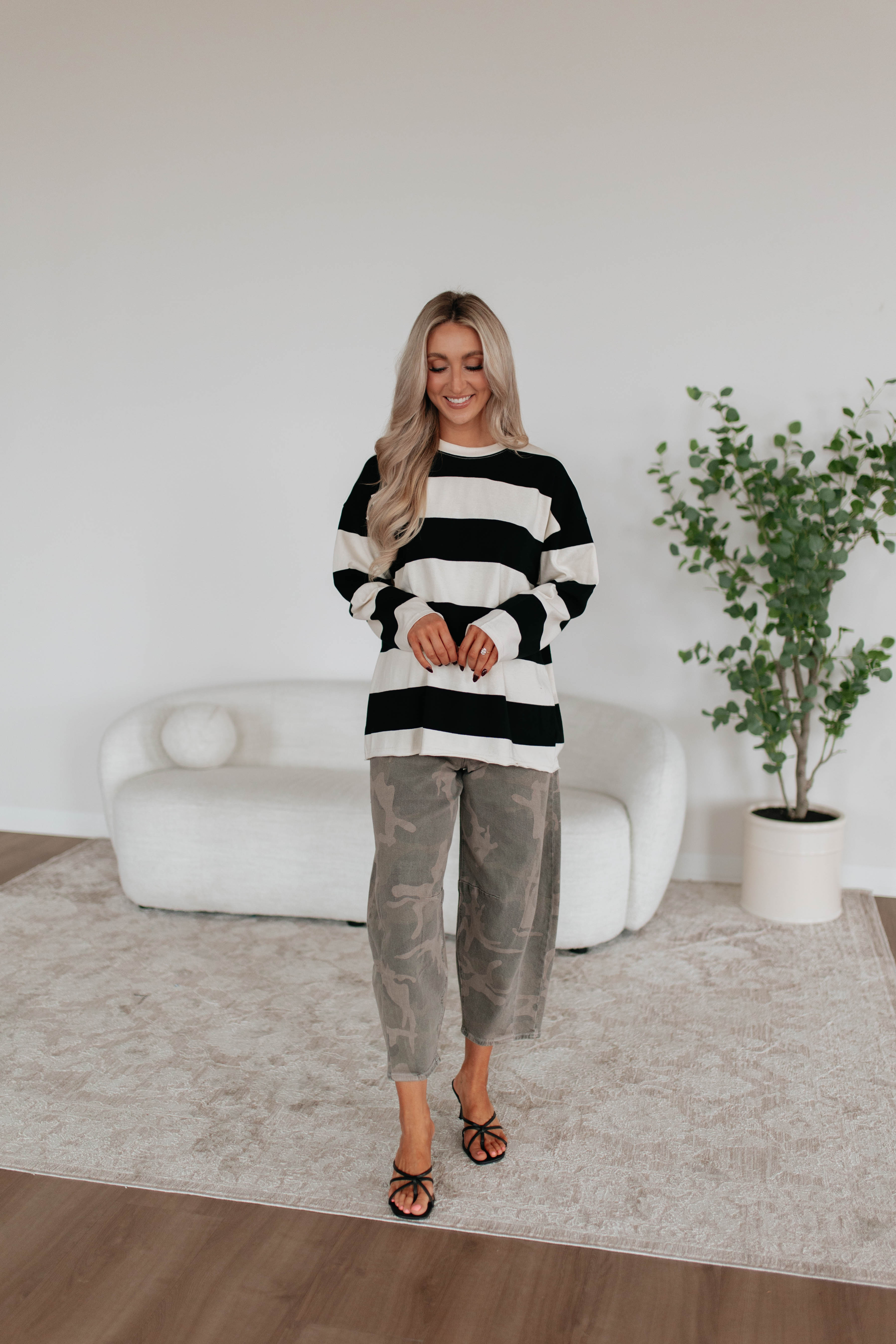 Olympia Striped Top