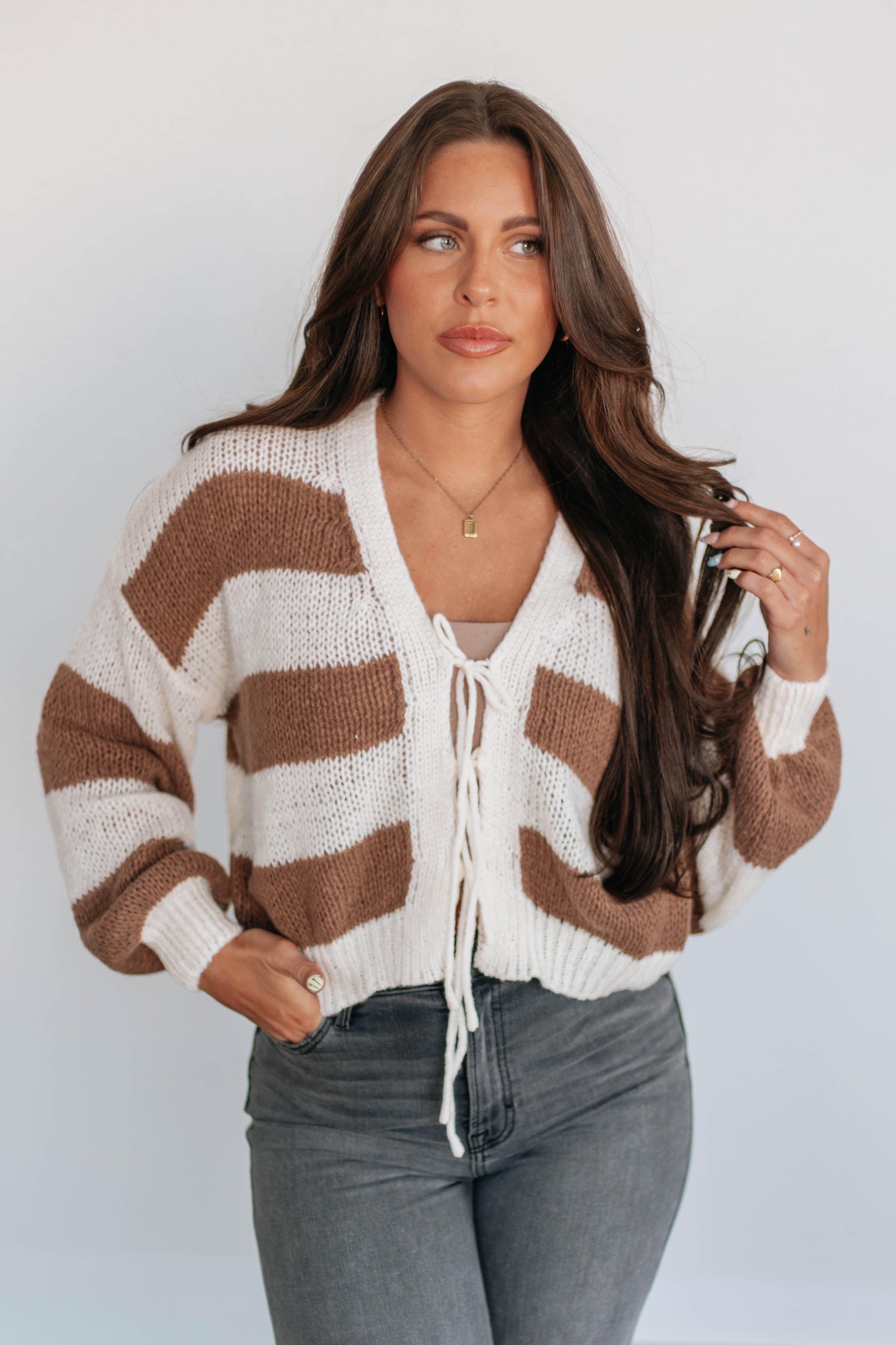Elly Striped Cardigan