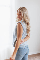 Lyndon Sweater Vest - Powder Blue