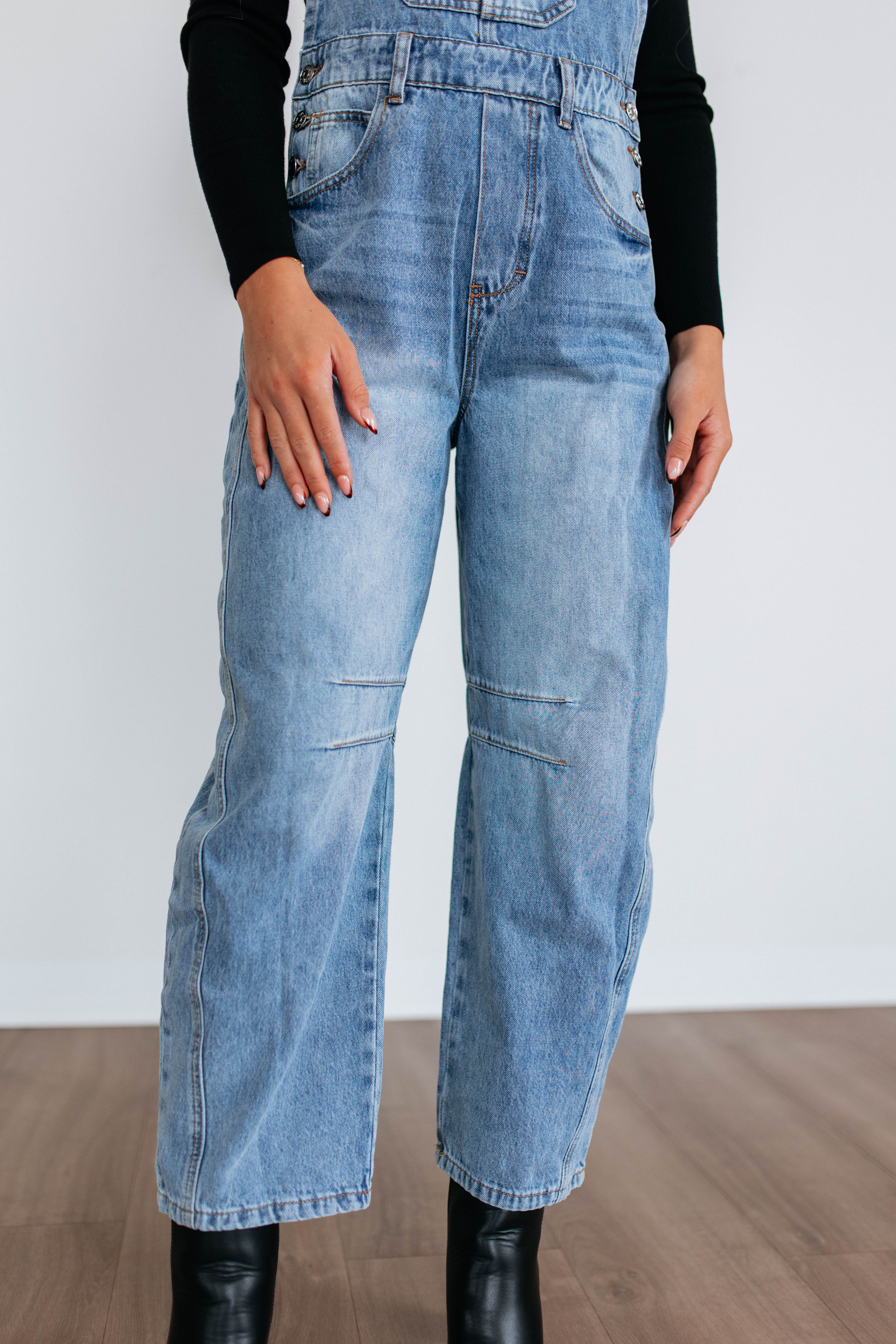 Maxine Denim Overalls