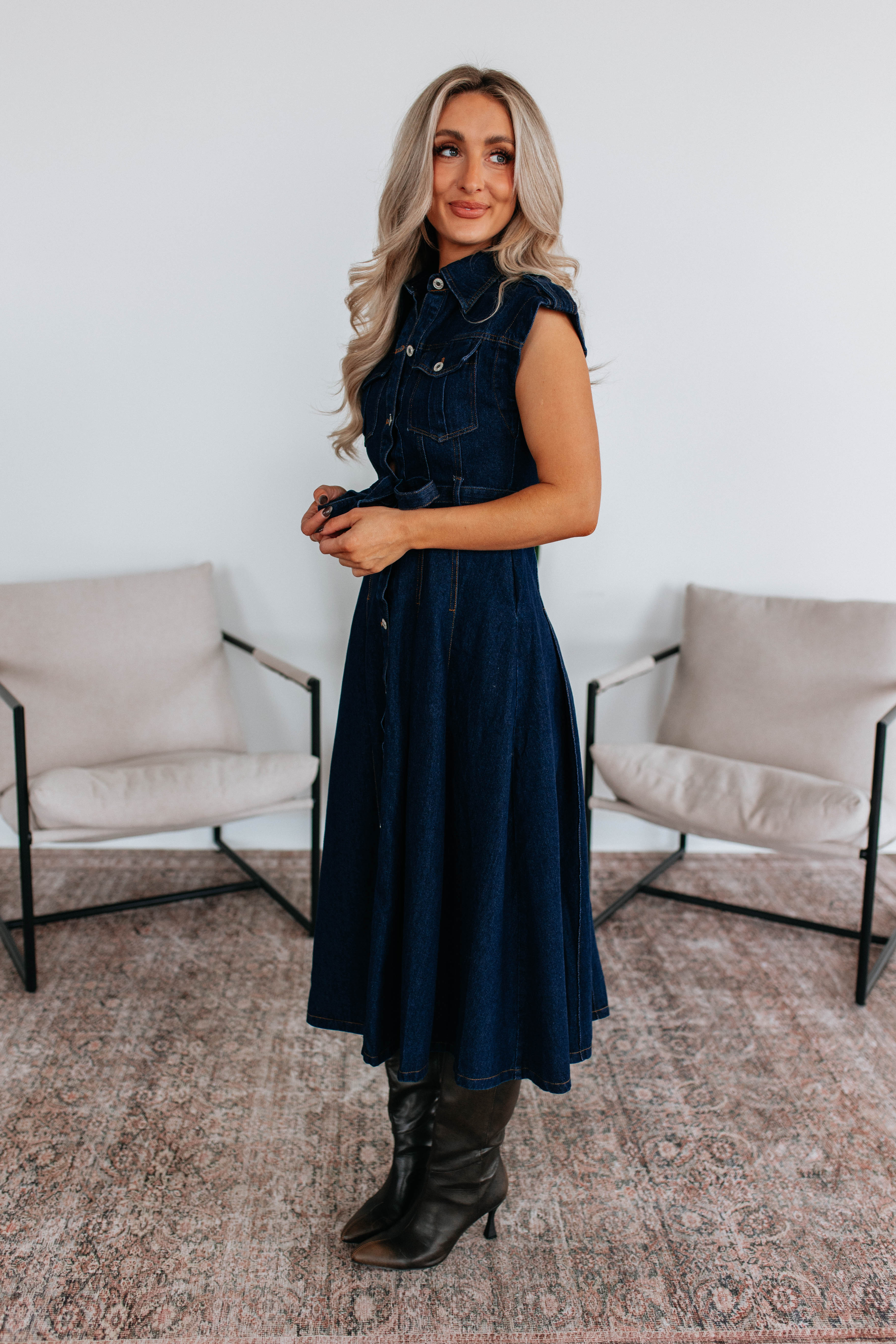 Shawna Denim Dress