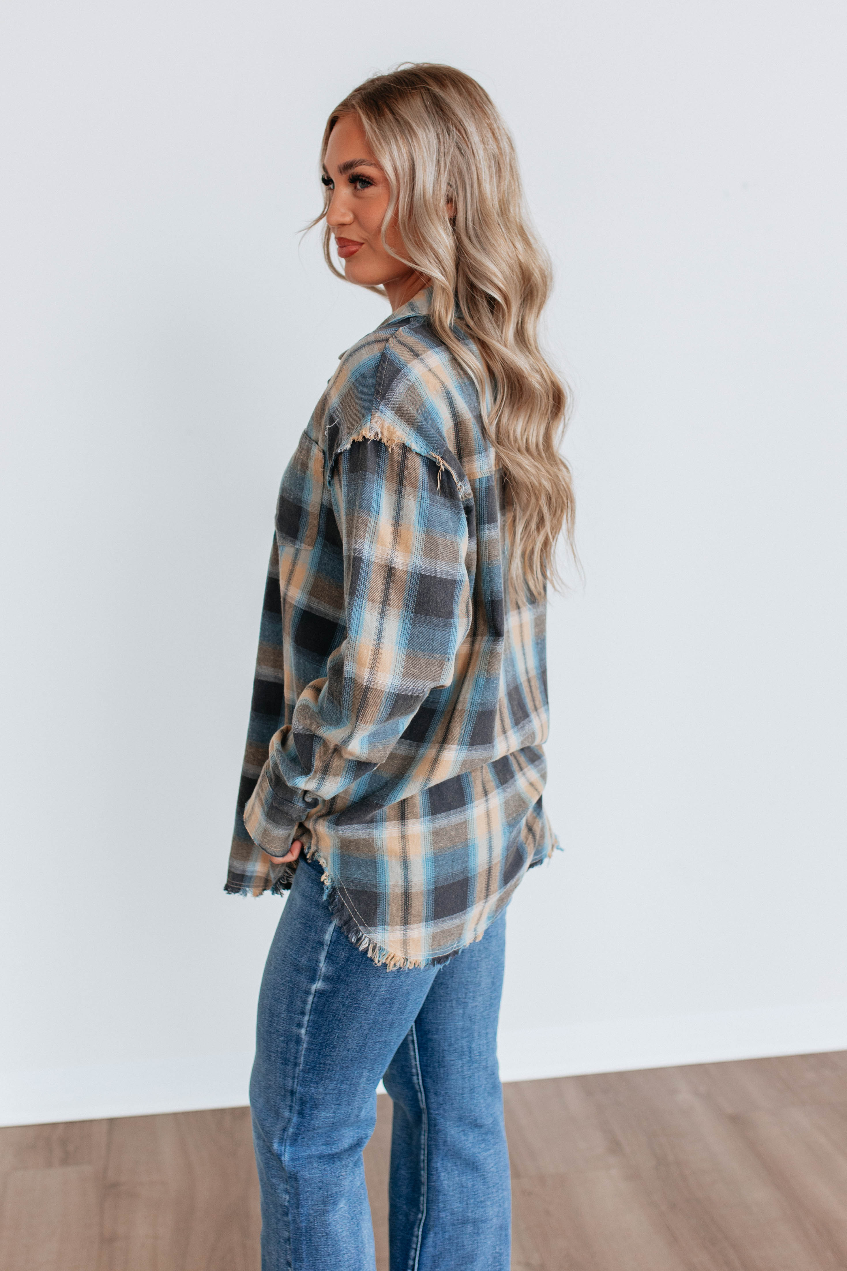 Reed Flannel Top