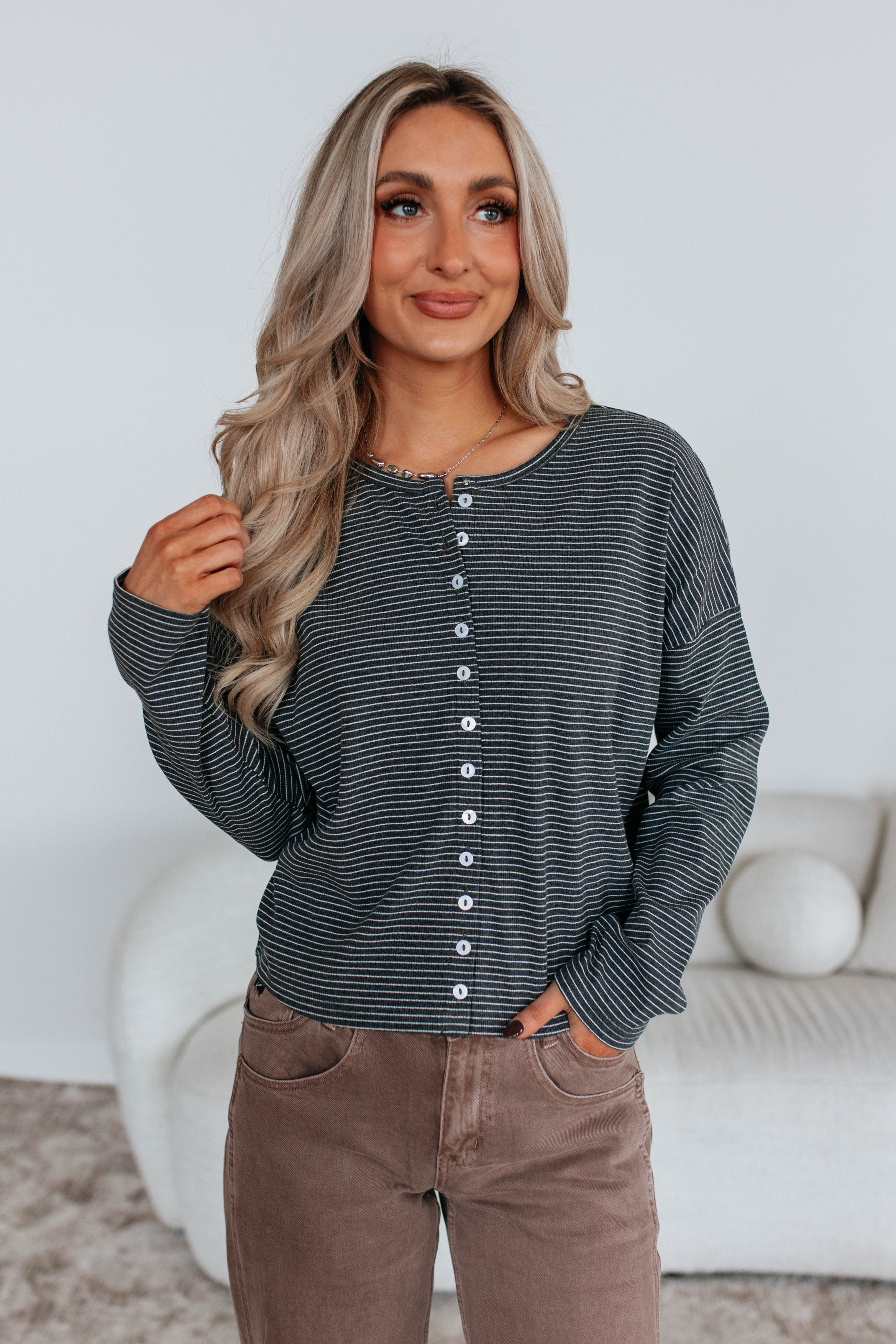 Kaitlyn Striped Top