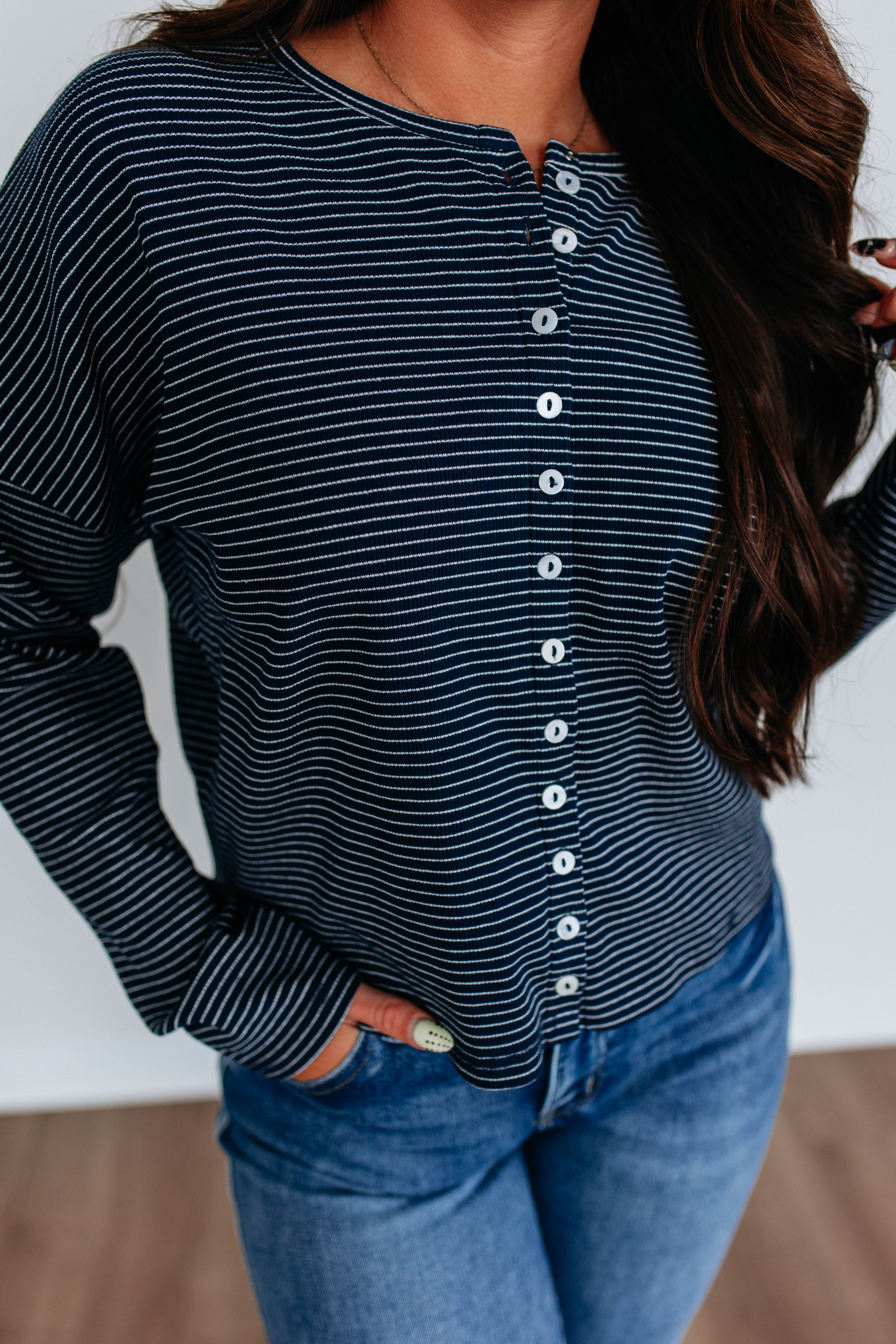 Kaitlyn Striped Top