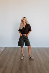 Blaise Leopard Shorts