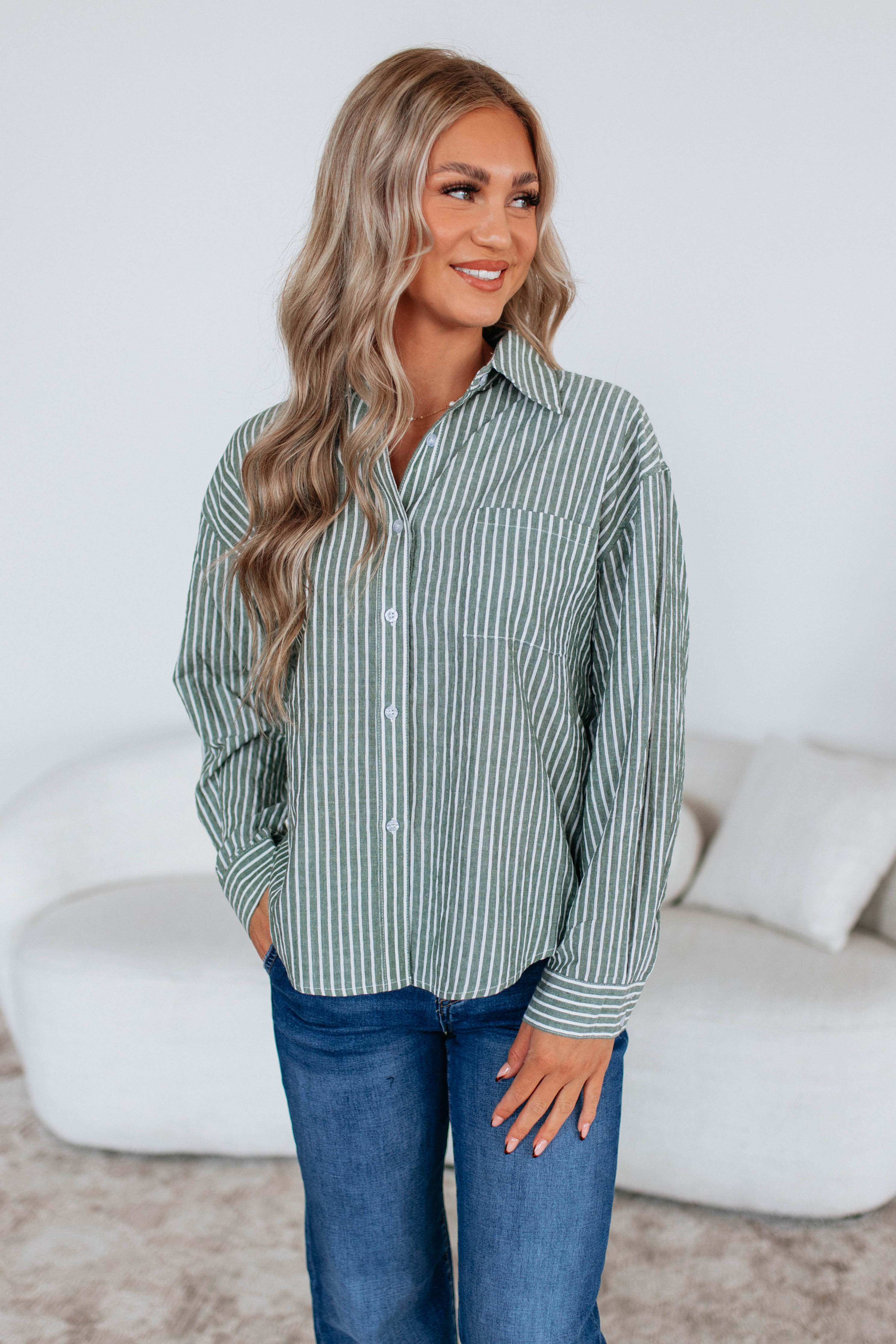 Edison Striped Button Down