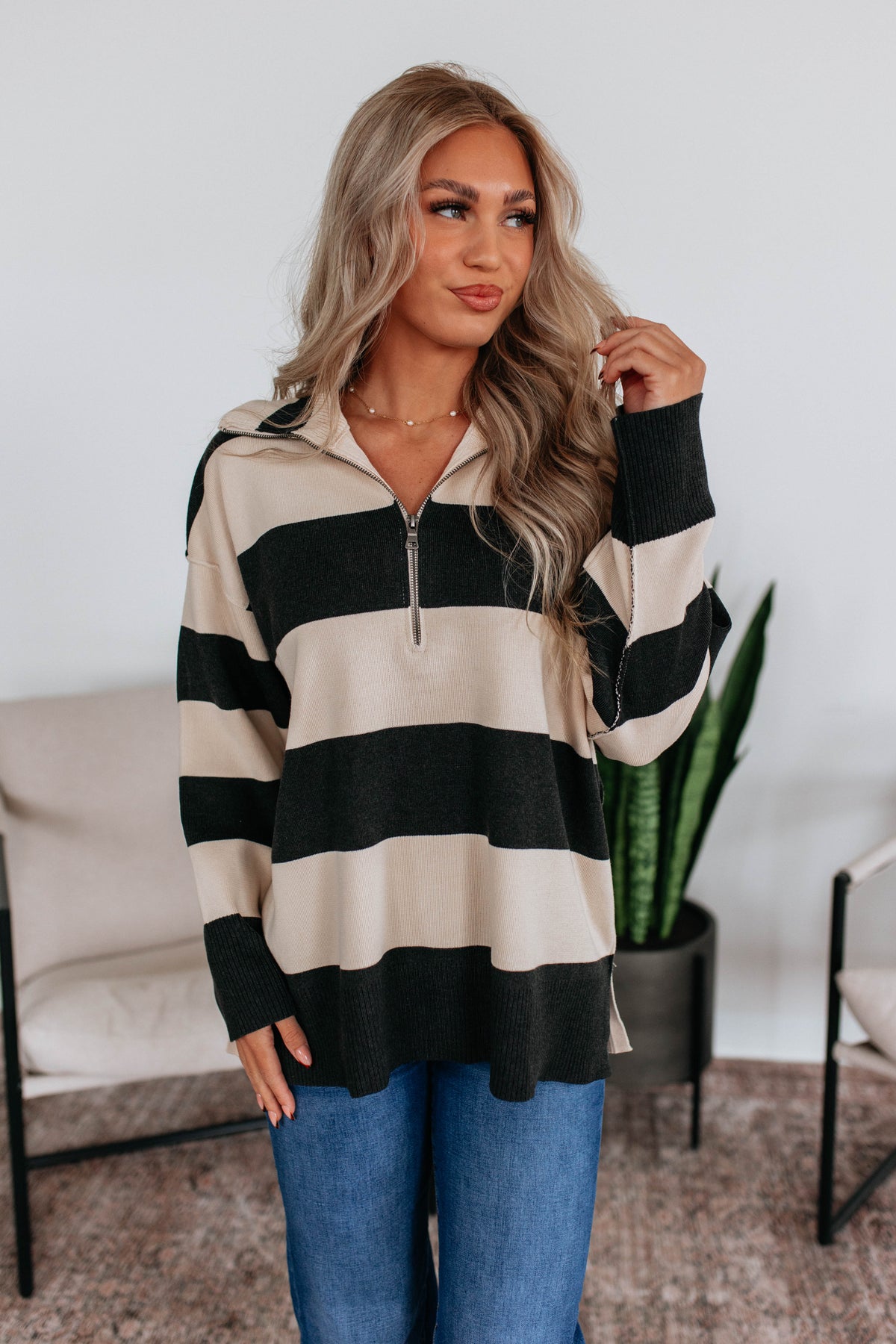 Terrie Half-Zip Pullover