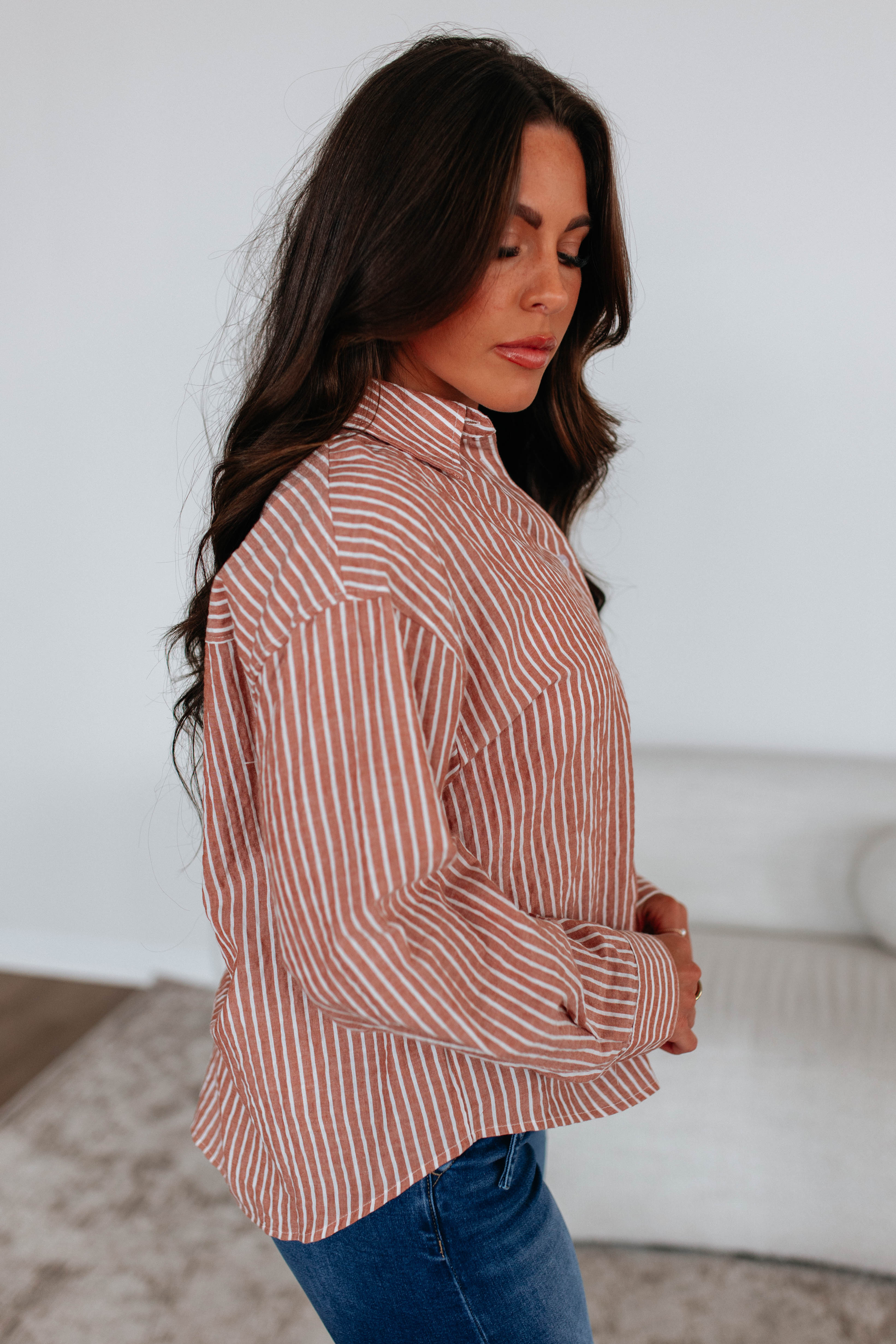 Edison Striped Button Down