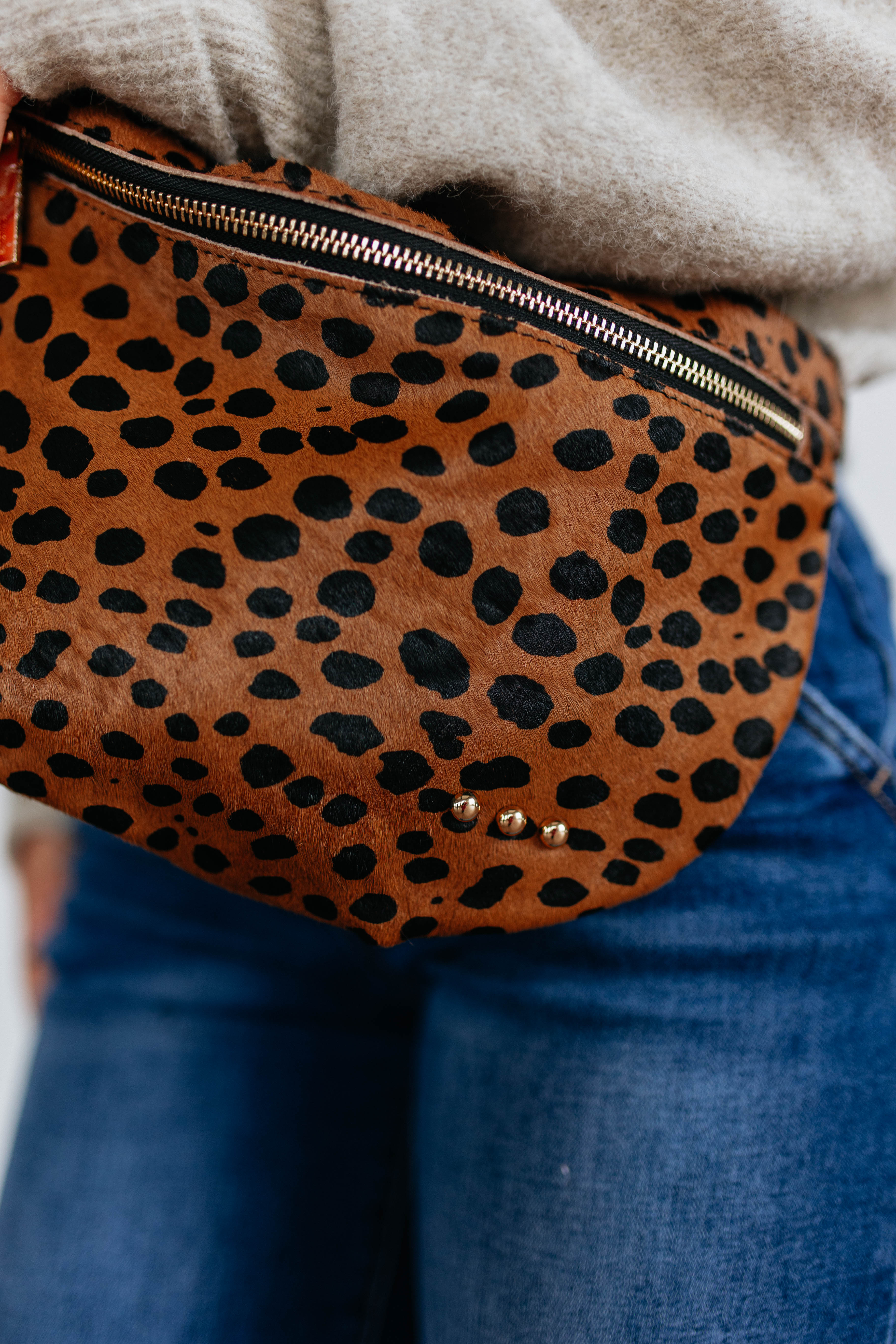 Patsy Hair On Hide Bum Bag