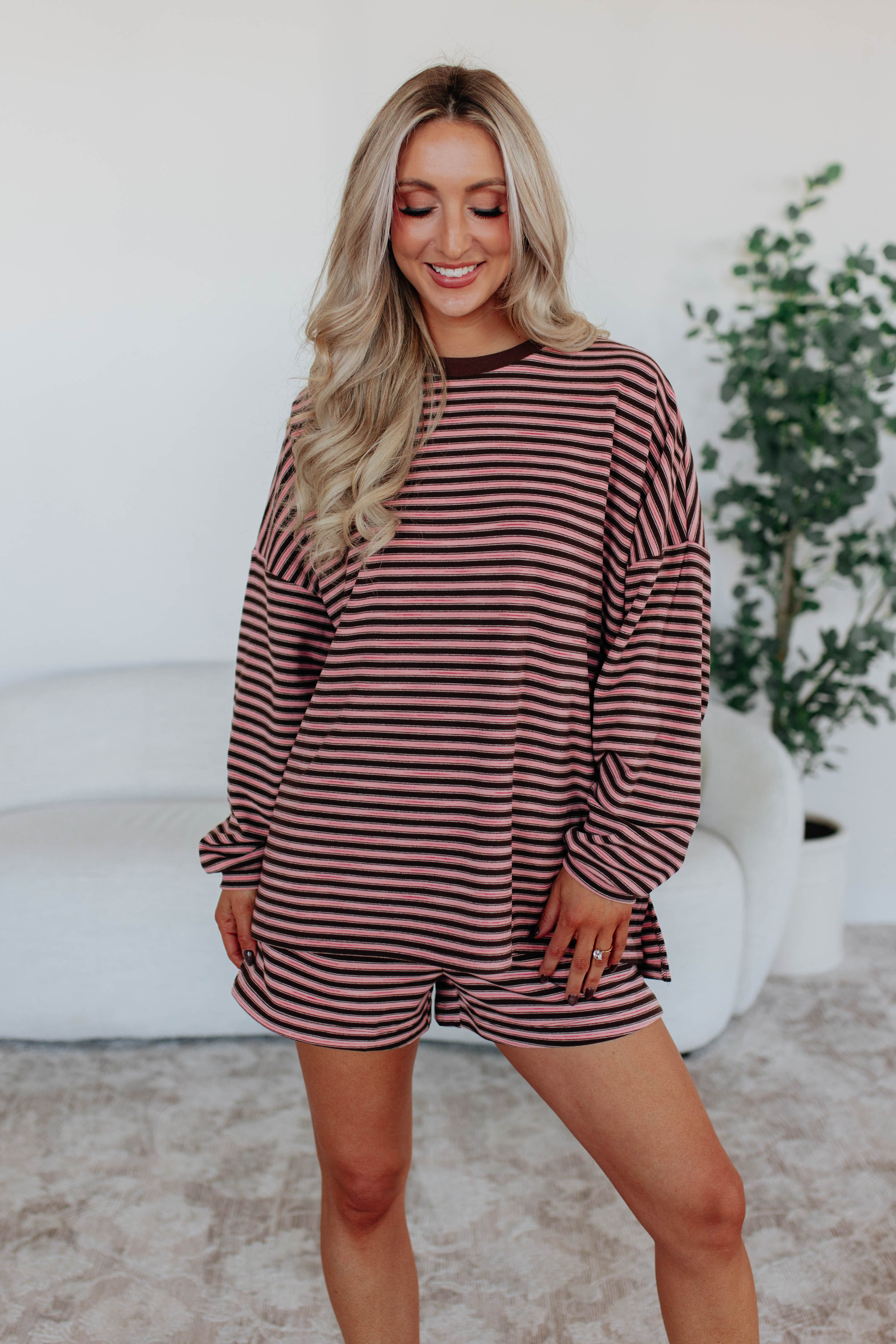 Traci Striped Shorts